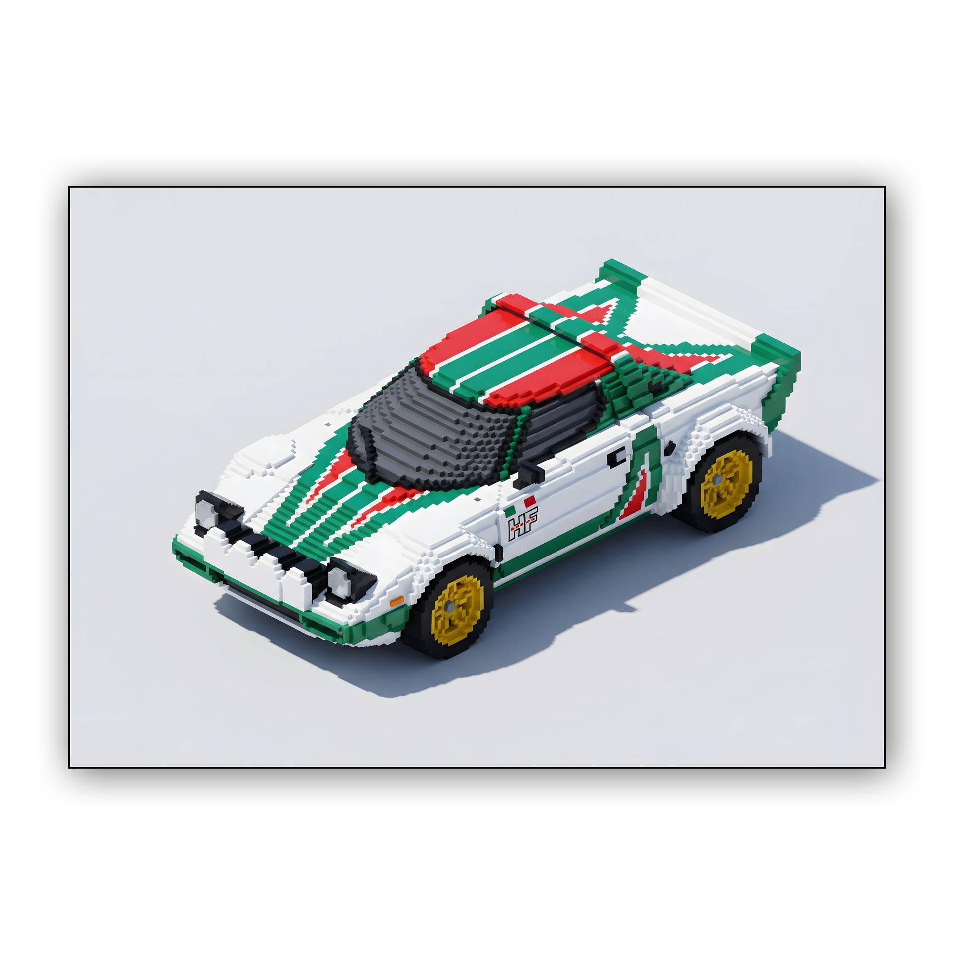 Voxel Rally Legend: Lancia Stratos HF Alitalia Edition