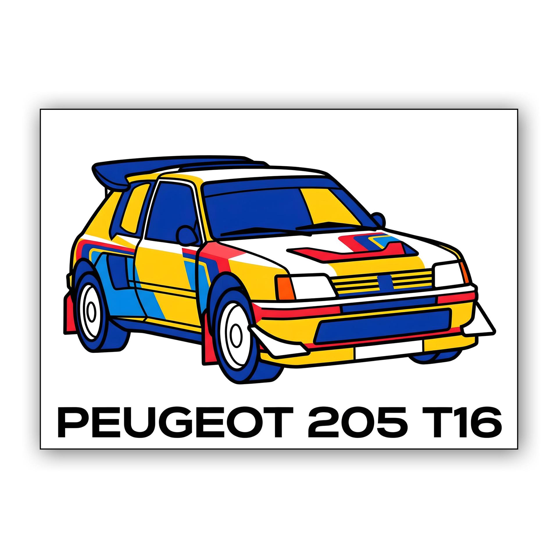 Peugeot 205 T16: Ligne Claire Rally Heritage
