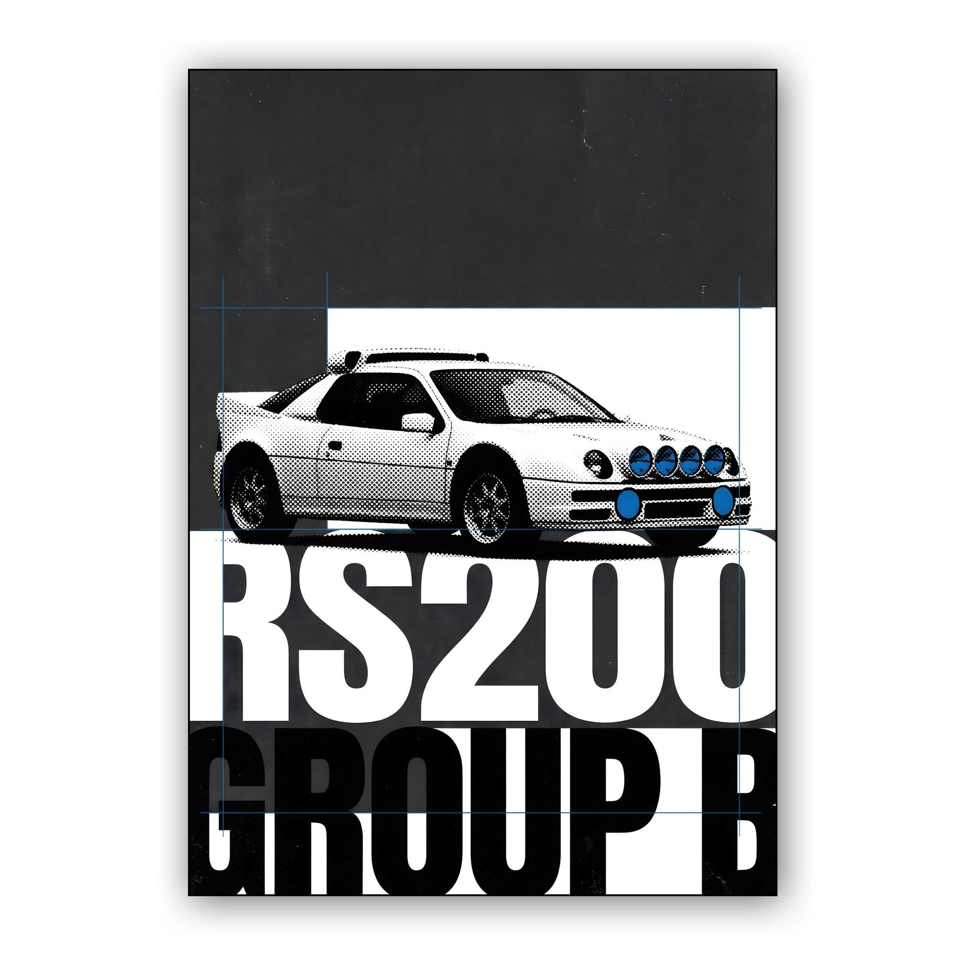 Ford RS200 Group B Graphic