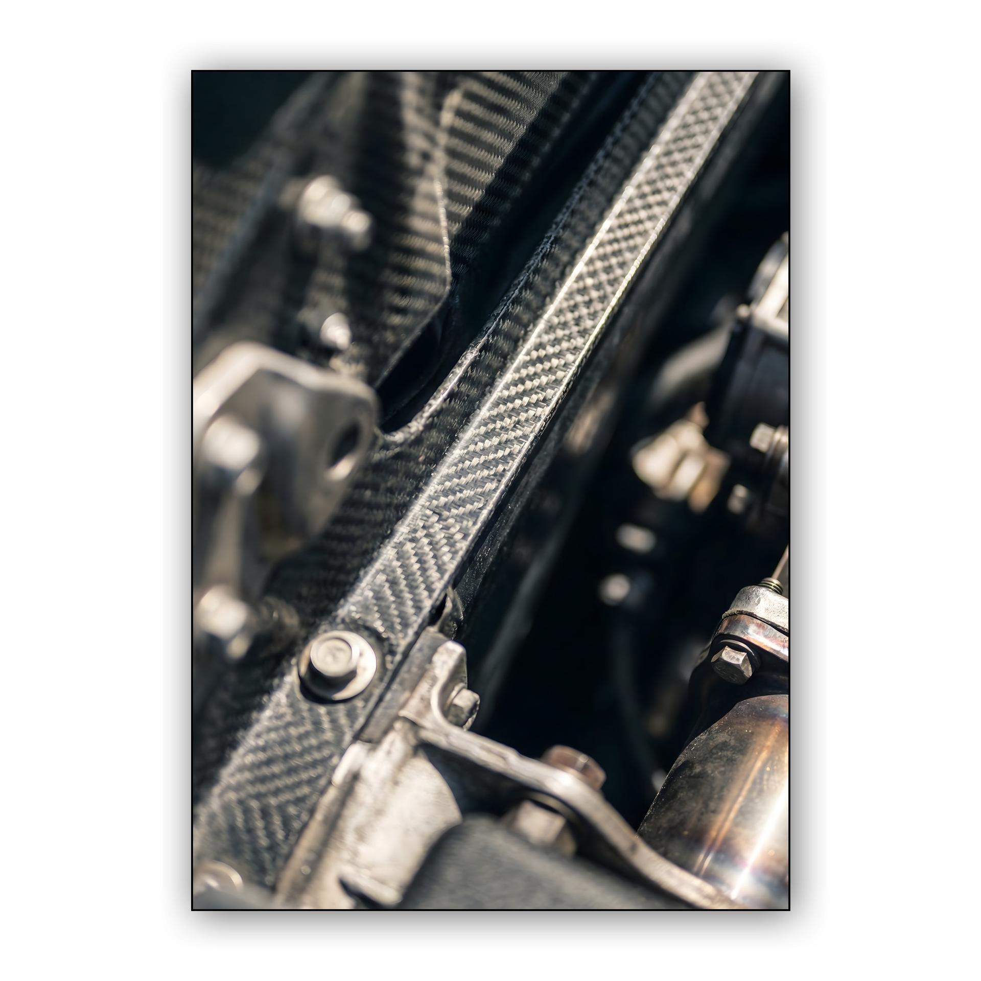 Carbon Fiber and Mechanical Precision Detail