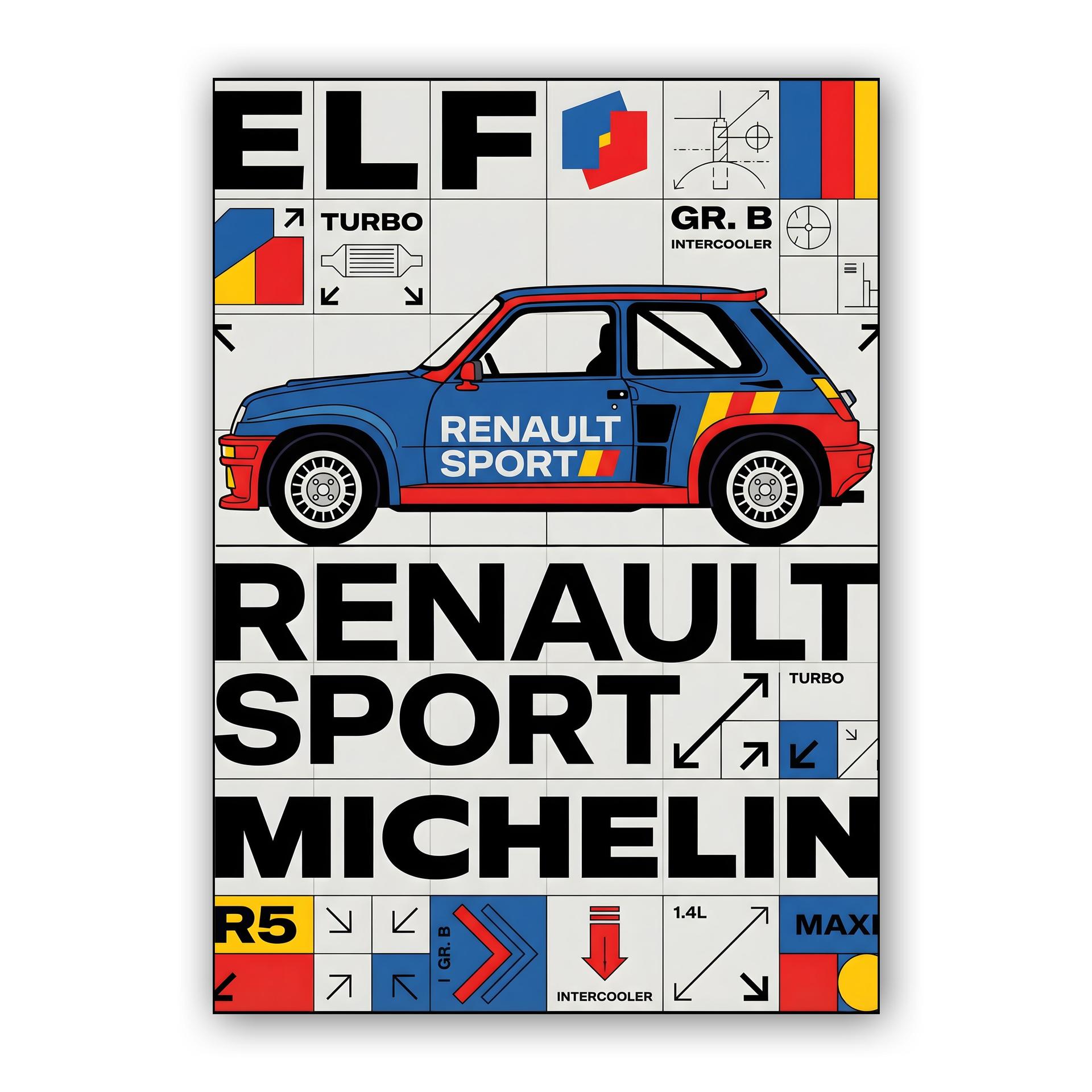 Renault R5 Turbo Maxi Technical Grid