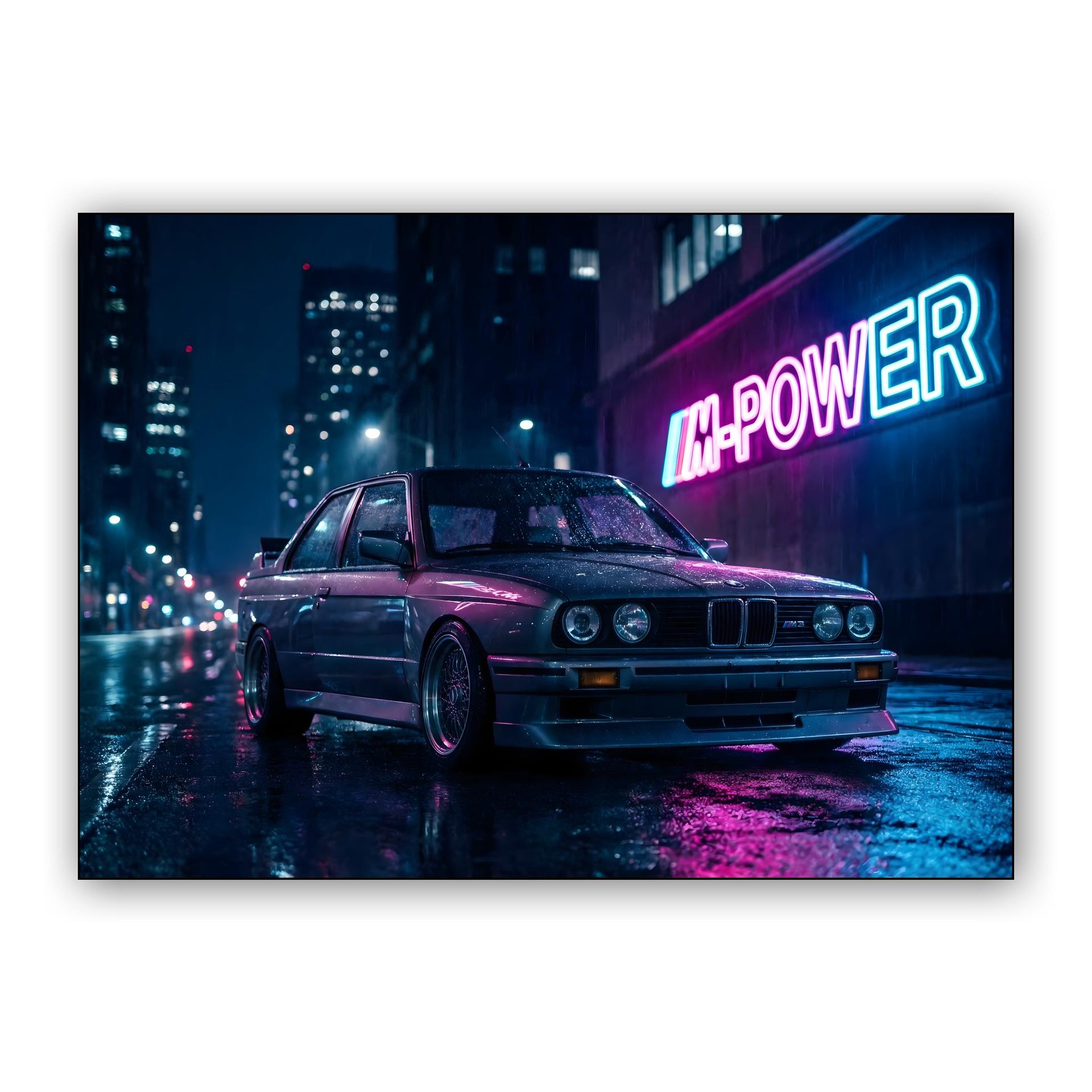 BMW E30 M-Power Night Drive