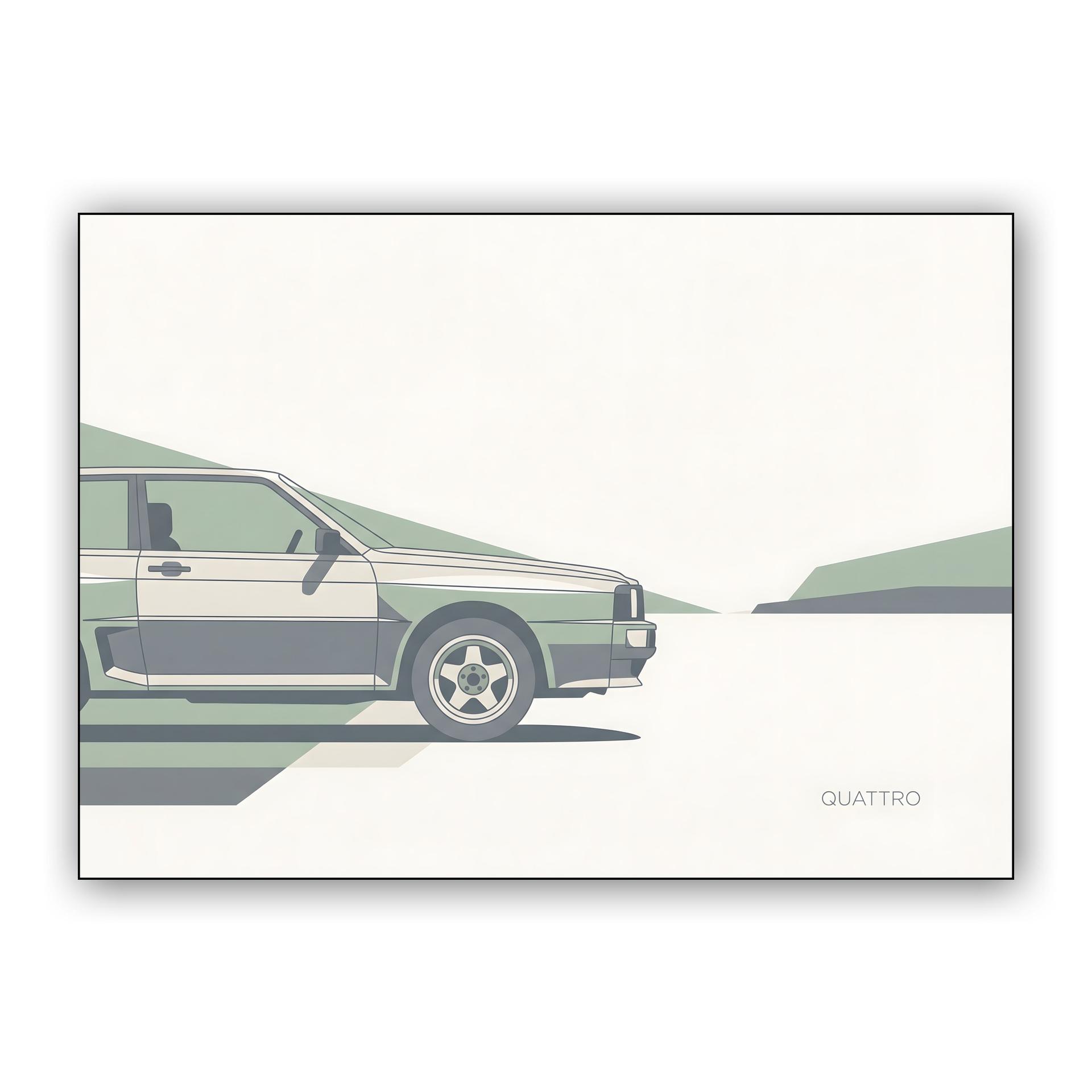 Audi Quattro Minimalist Sage