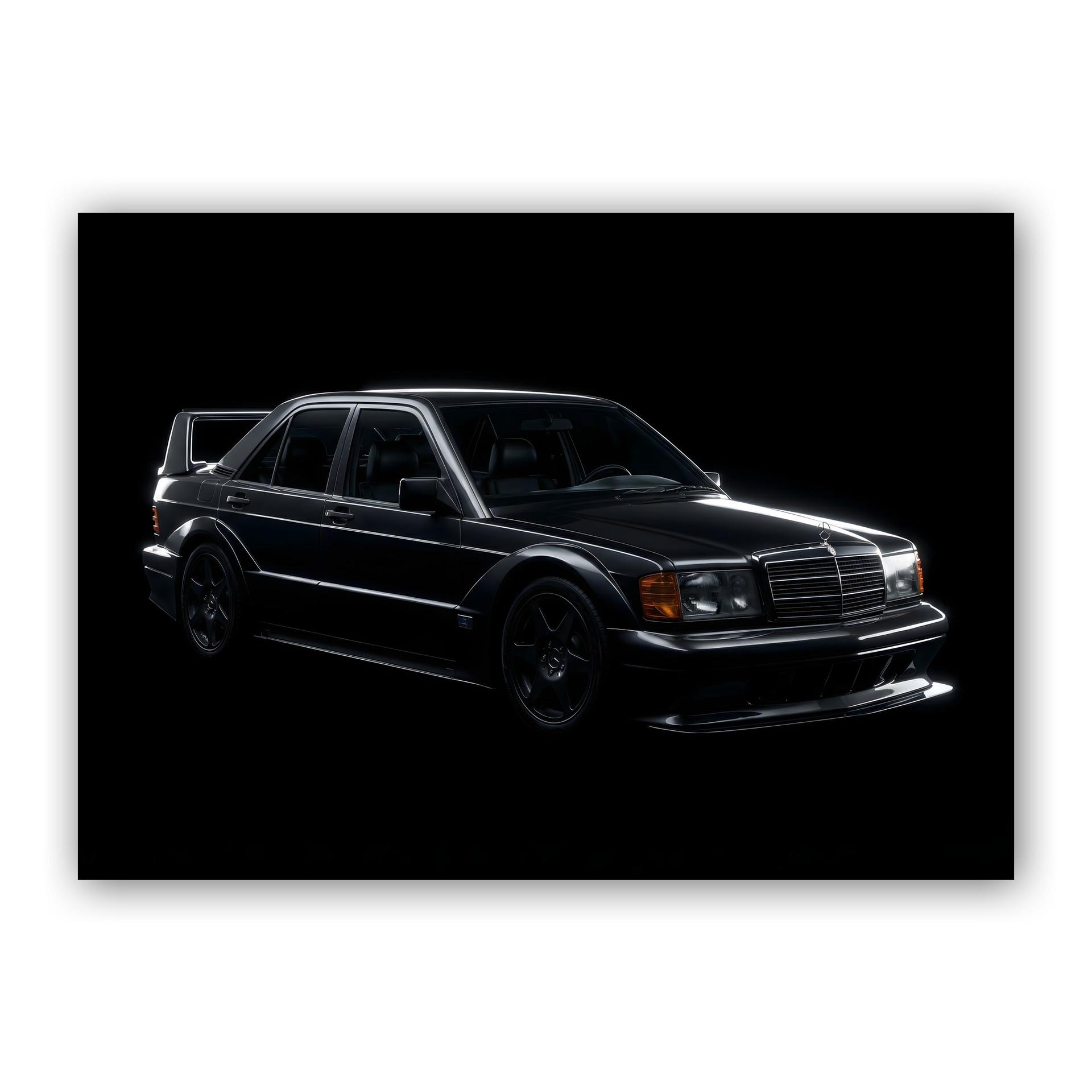 Mercedes 190E Evolution II Studio Silhouette