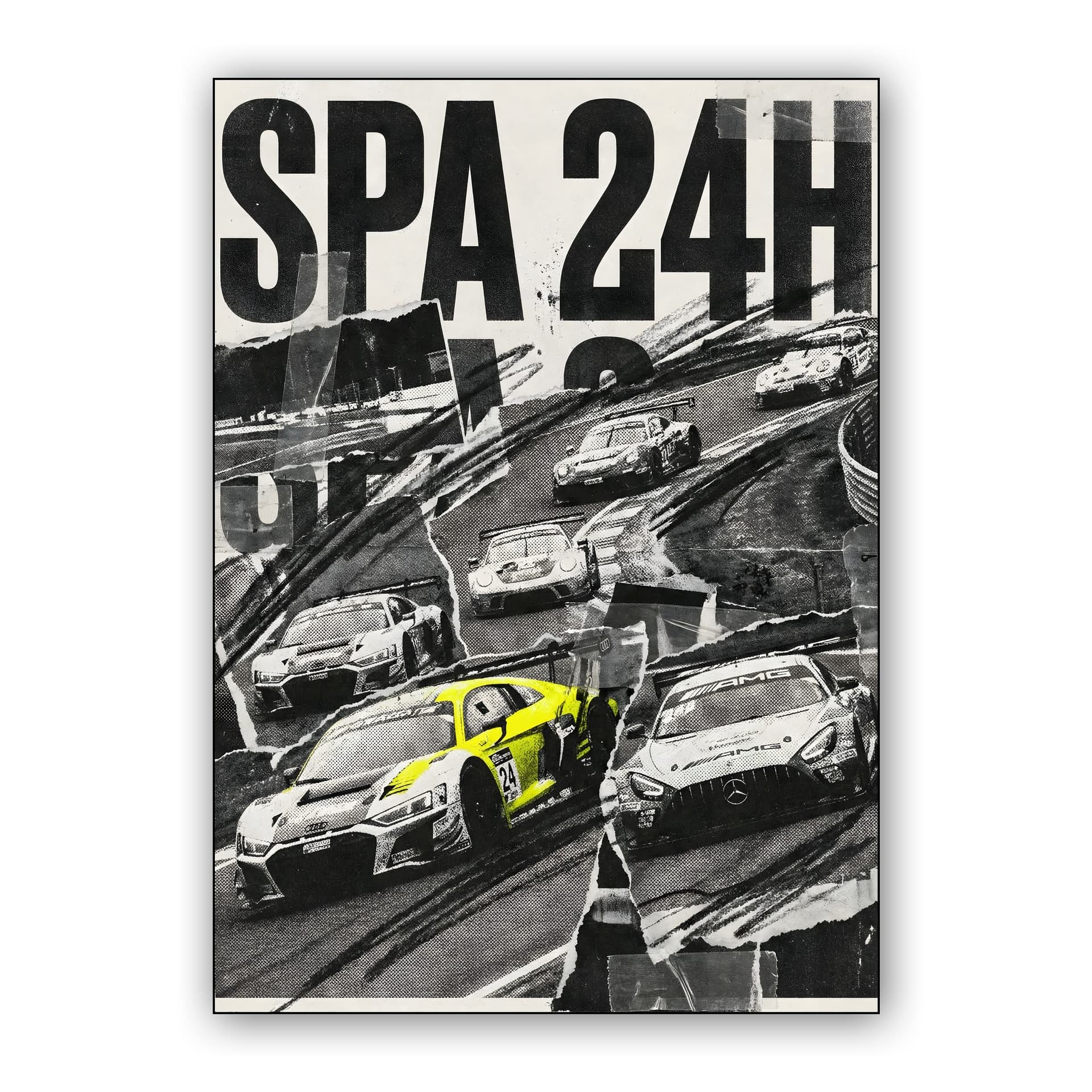 Spa 24H: The Grid Grunge Collage