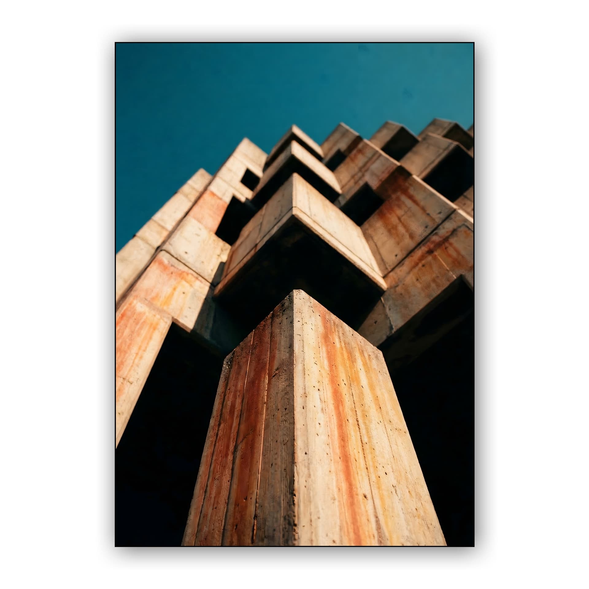 Brutalist Monolith: Modular Concrete Study