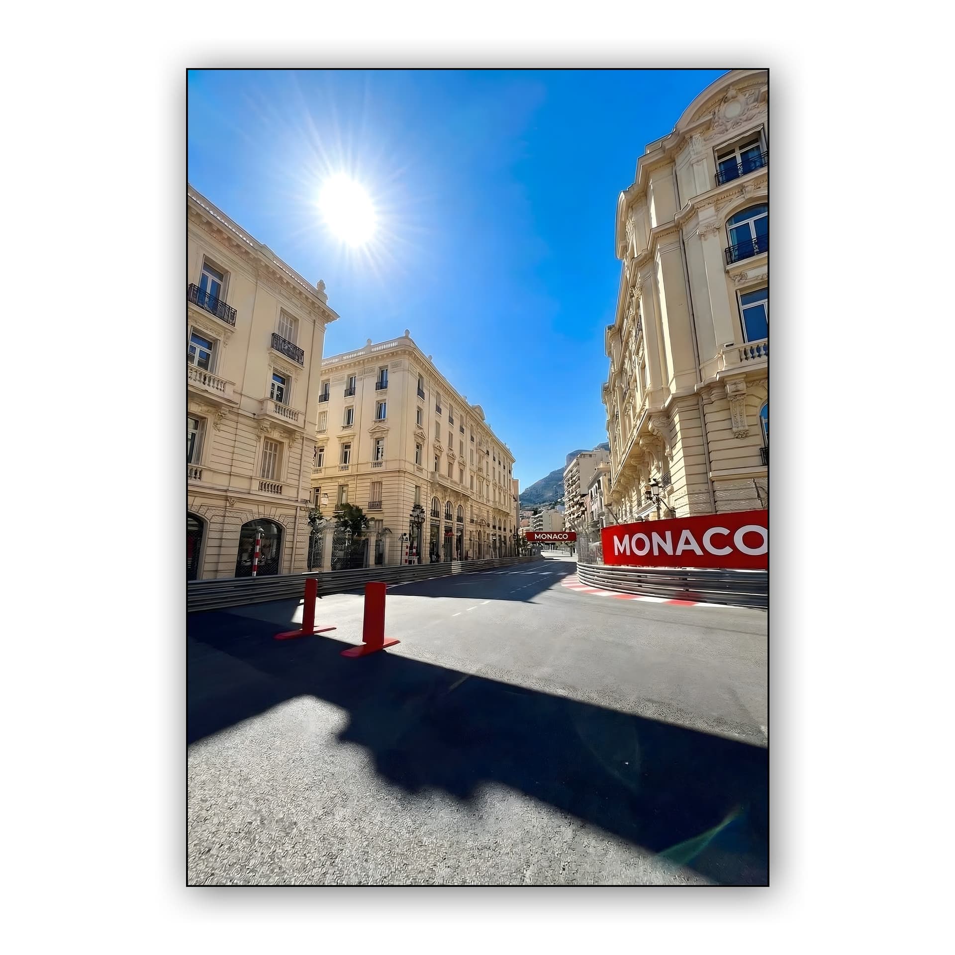 Bright Day at Monte Carlo: Monaco Grand Prix Track Photography