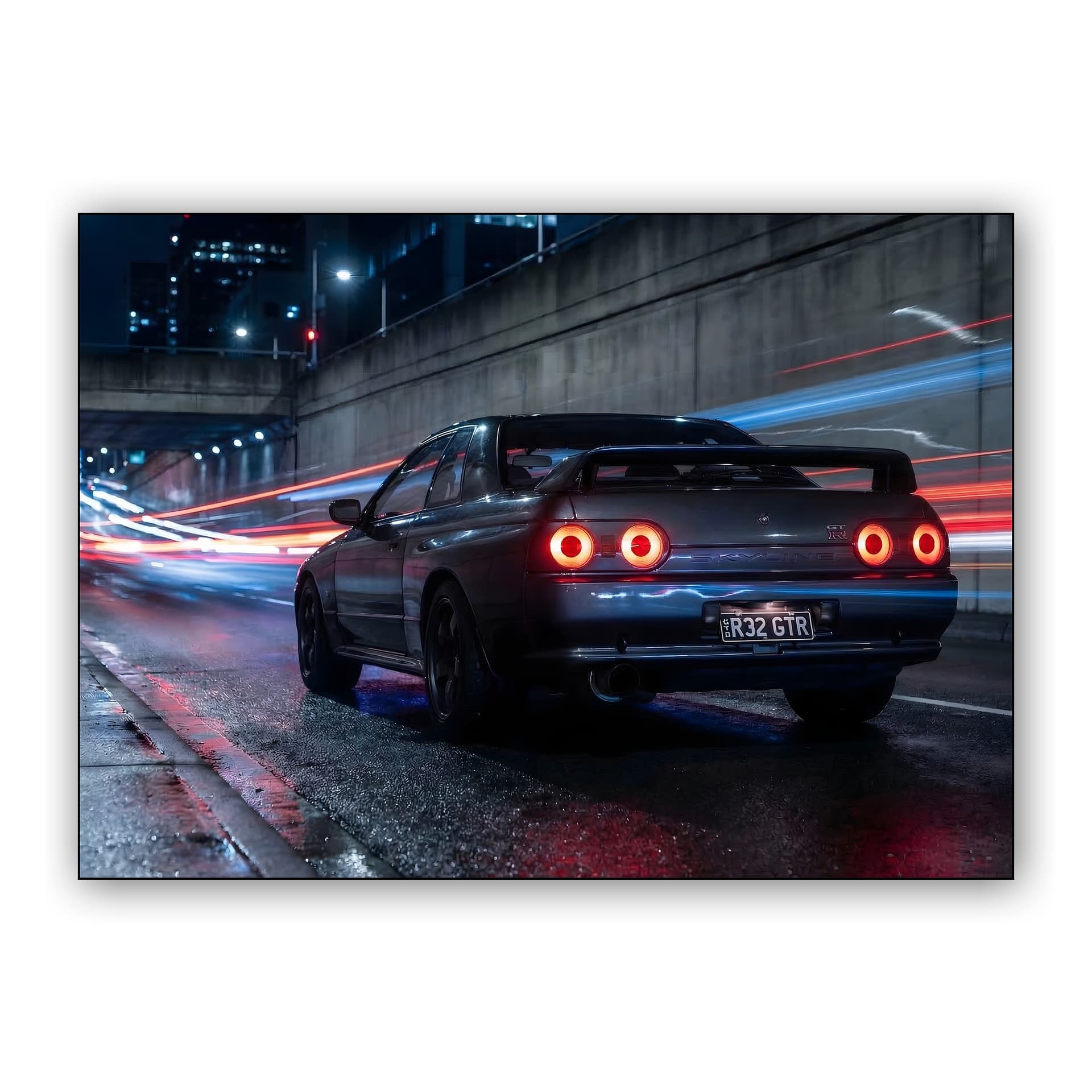 Godzilla in the Shadows: Nissan Skyline GT-R R32 Night Trails