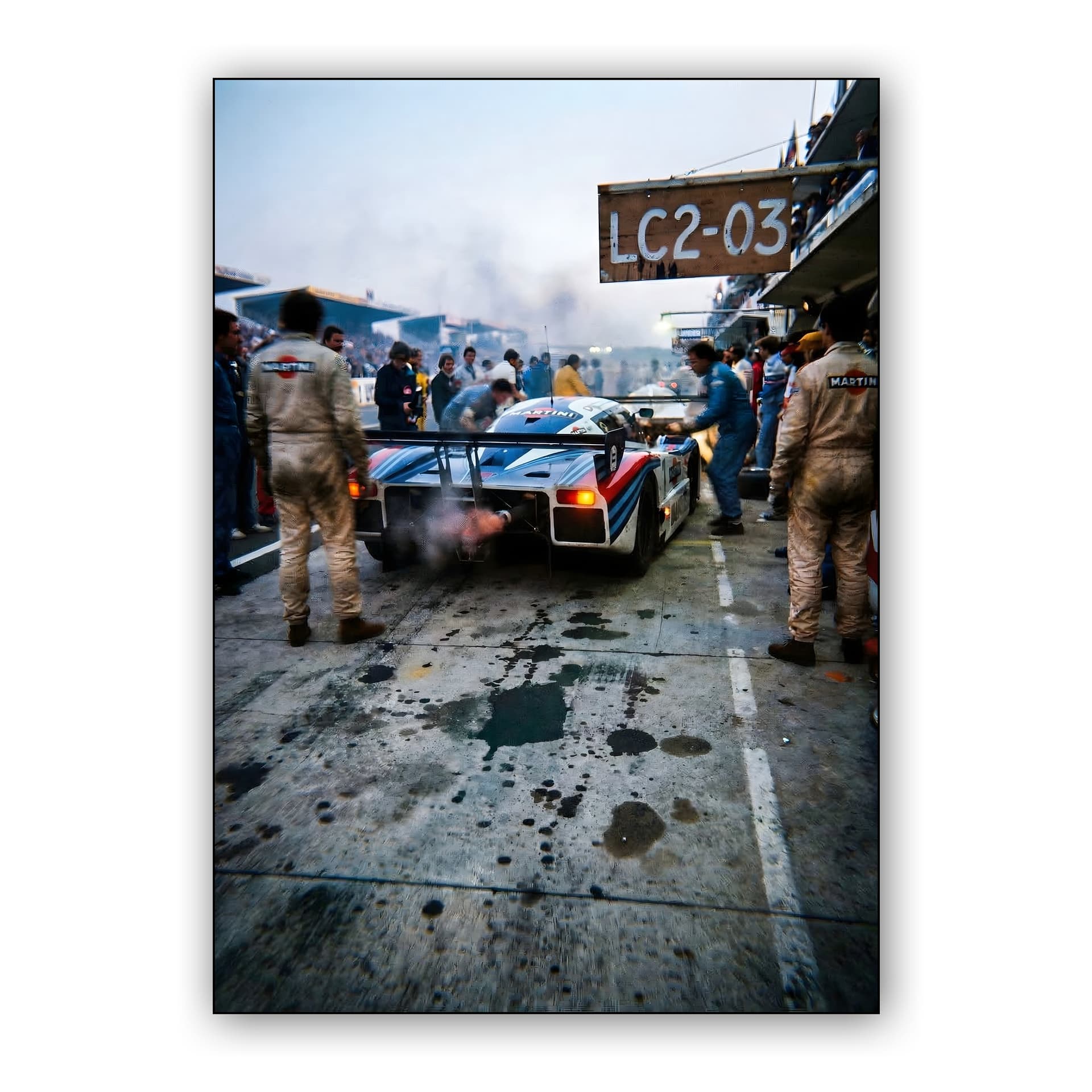 Lancia LC2 Pit Exit: The Heat of Endurance Racing