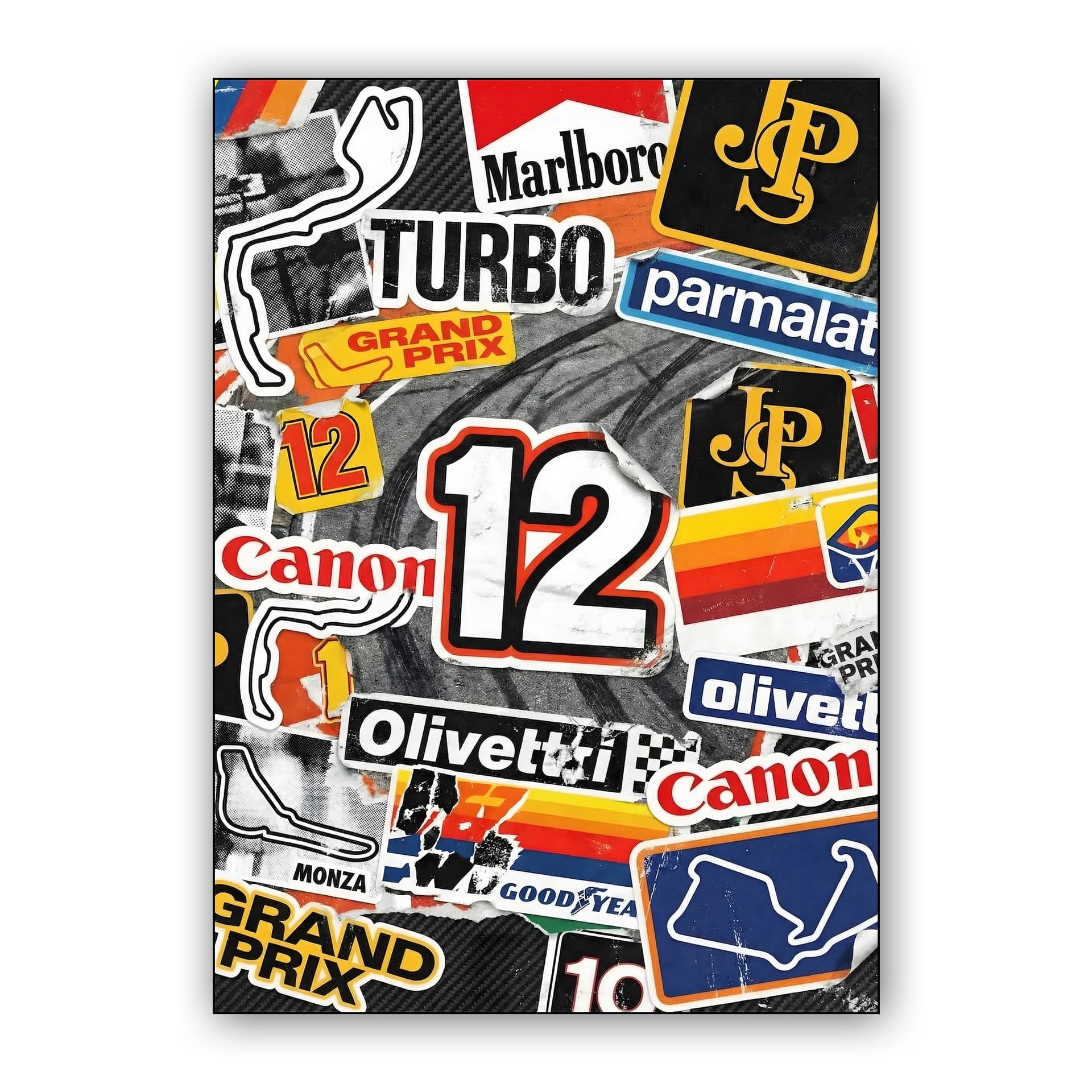 Grand Prix Heritage: Vintage Racing Sticker Bomb