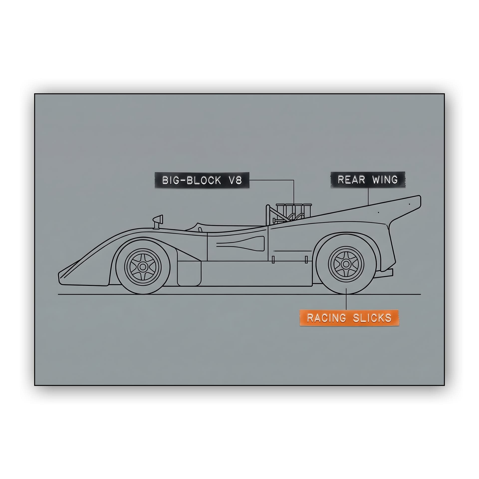 Anatomy of a Monster: Shadow DN4 Technical Line Art