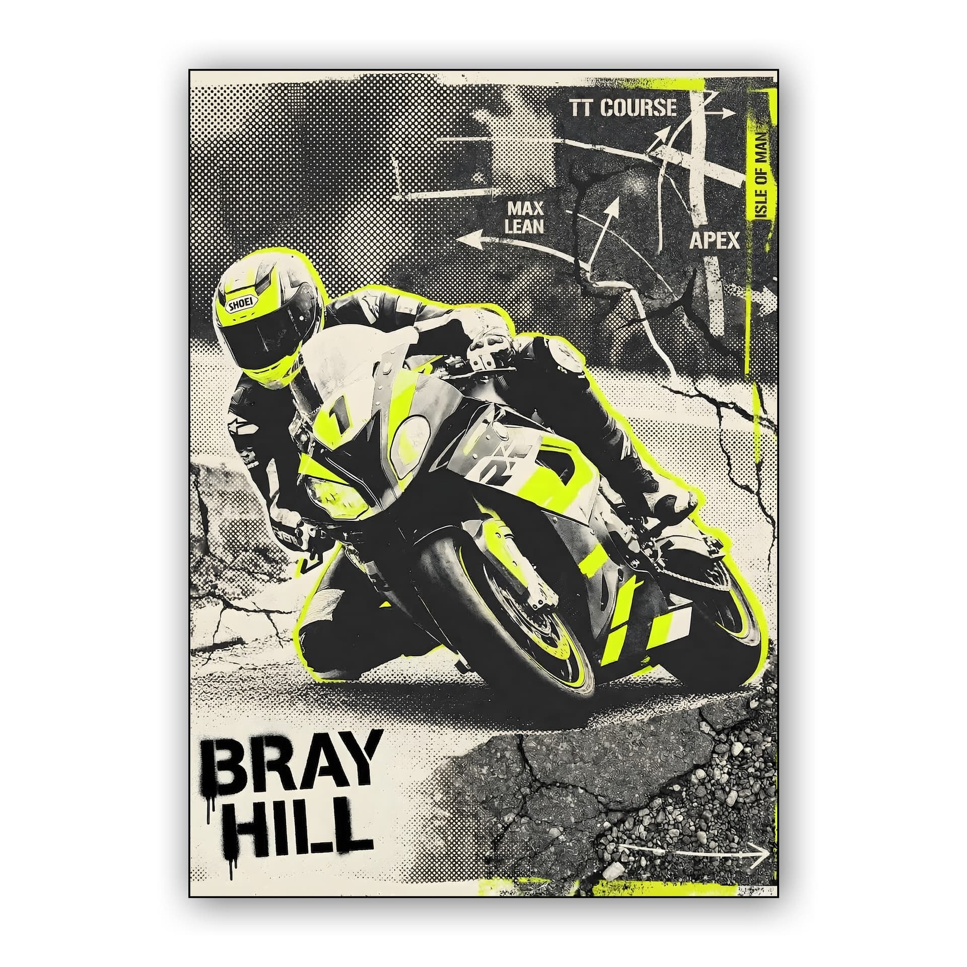 Bray Hill Apex: Isle of Man TT Superbike Graphic