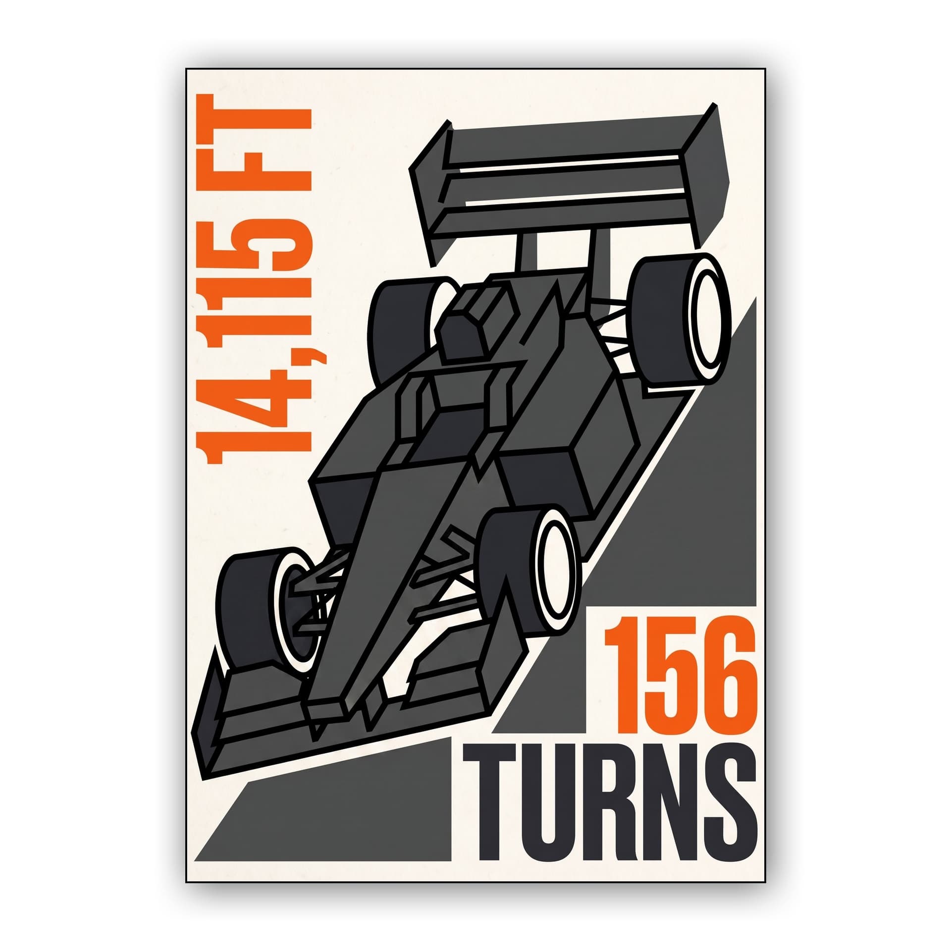 Volkswagen I.D. R Pikes Peak 156 Turns Poster
