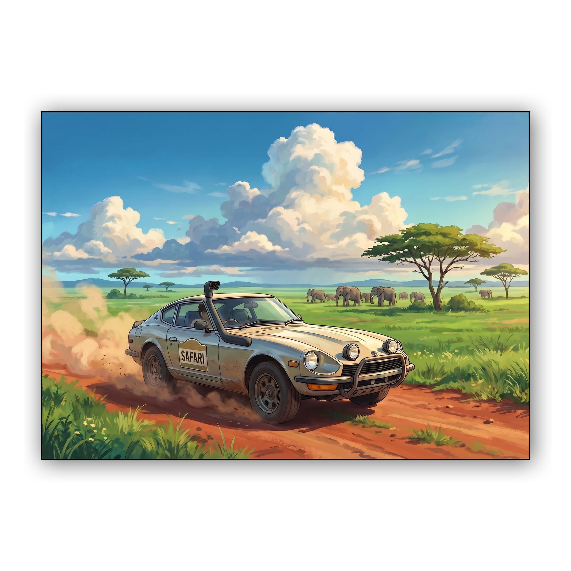 Datsun 240Z Safari Rally Savanna Adventure