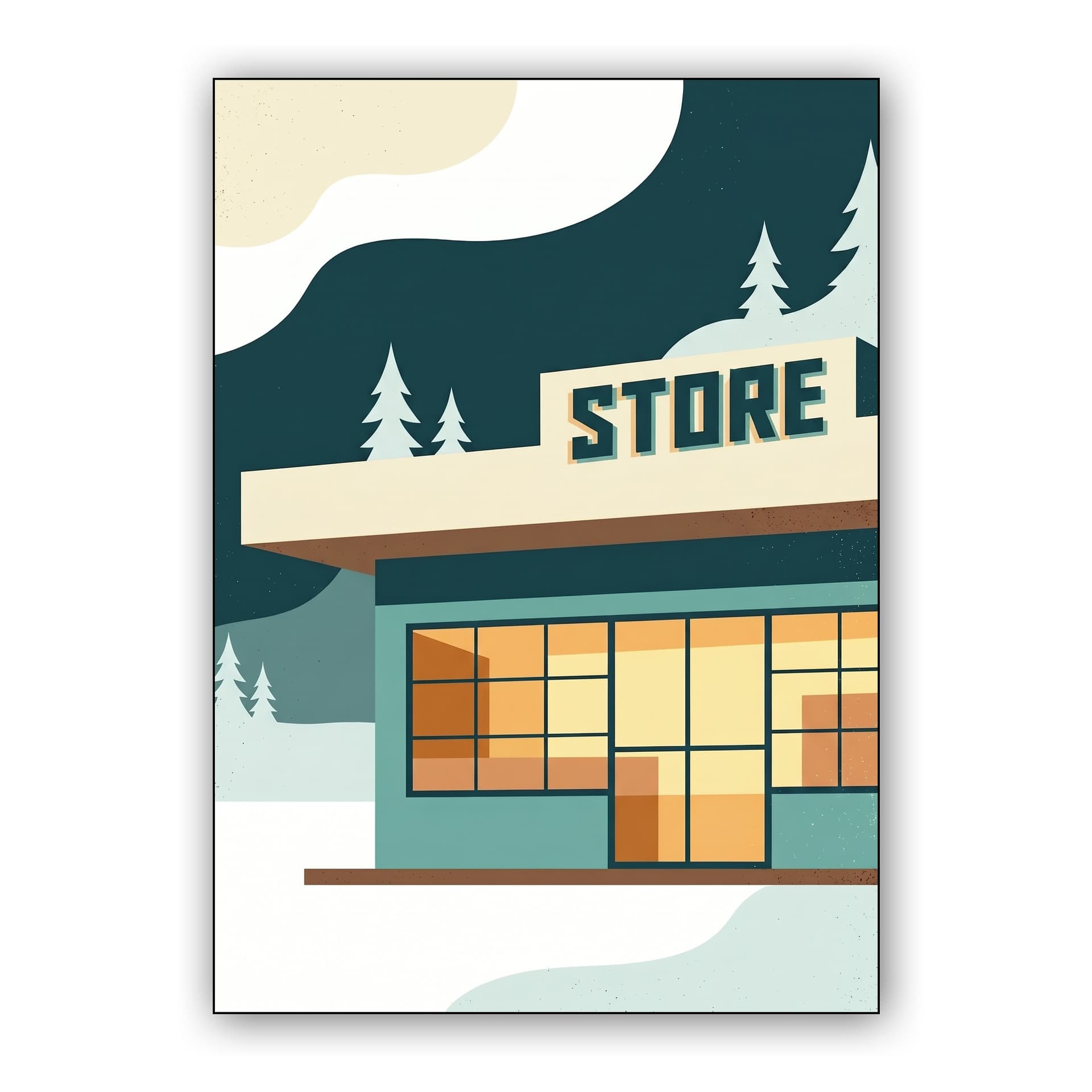 Quiet Winter Storefront