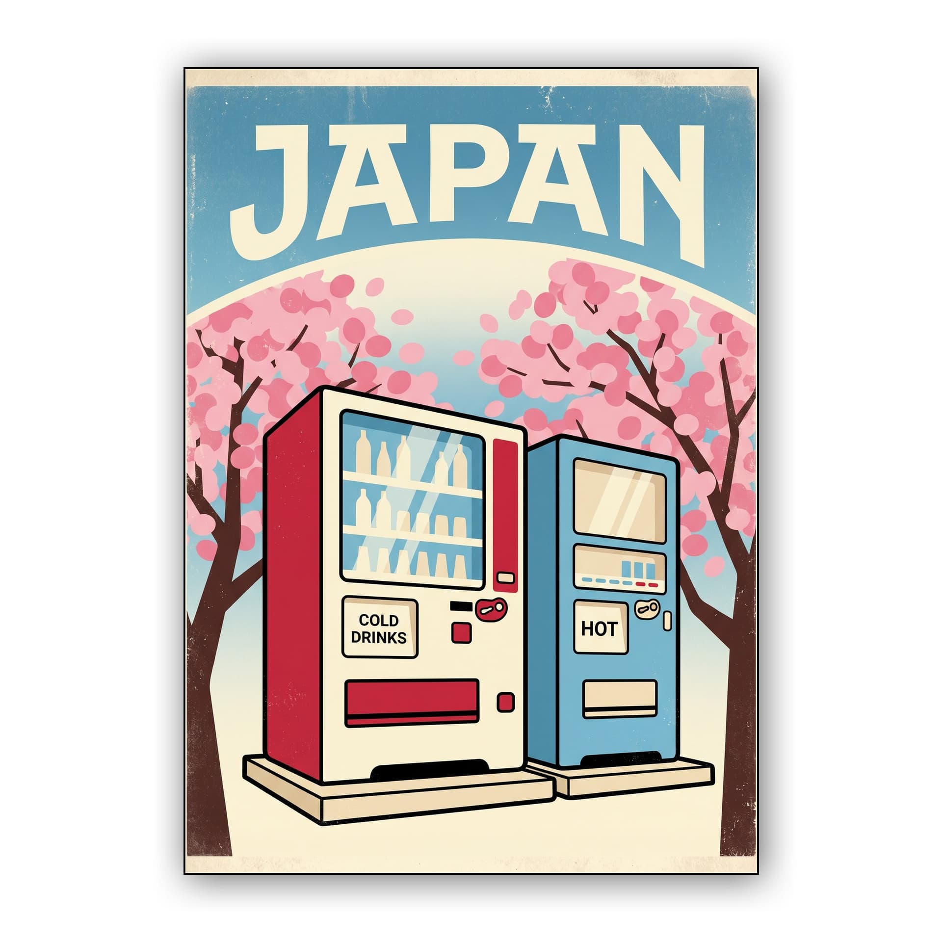 Springtime Vending in Japan