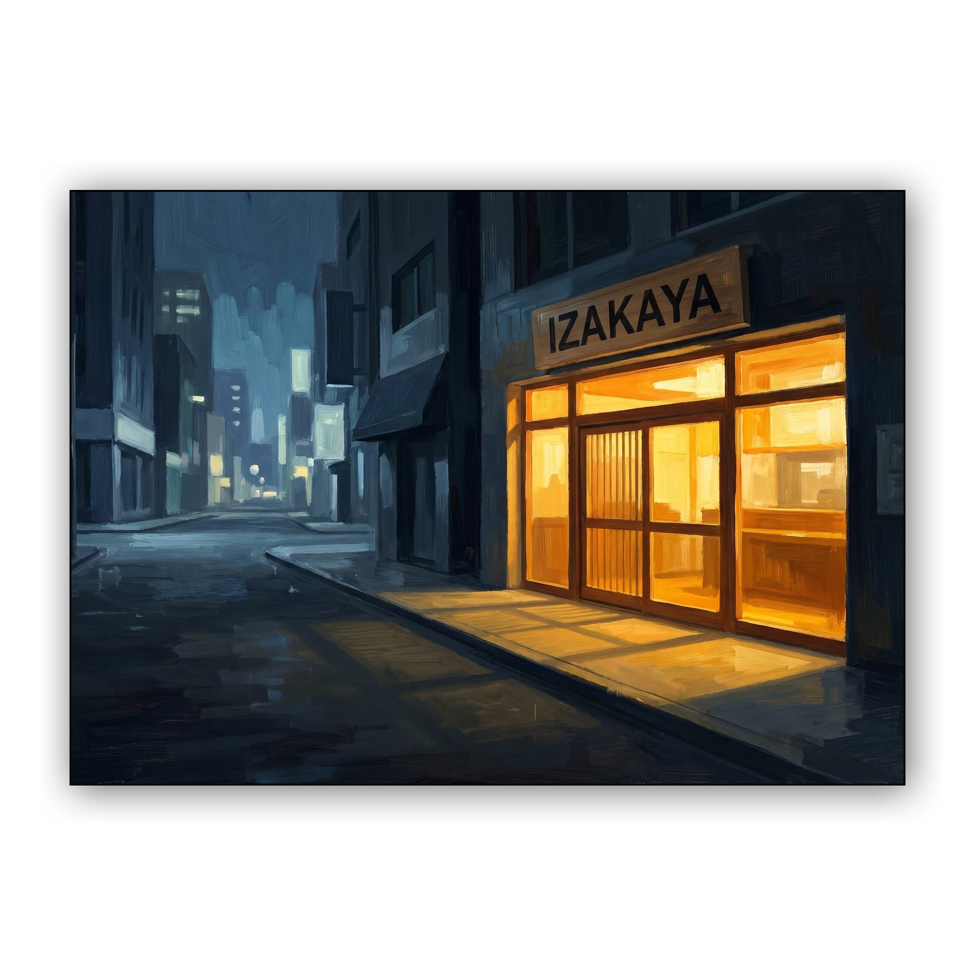 The Izakaya's Golden Warmth