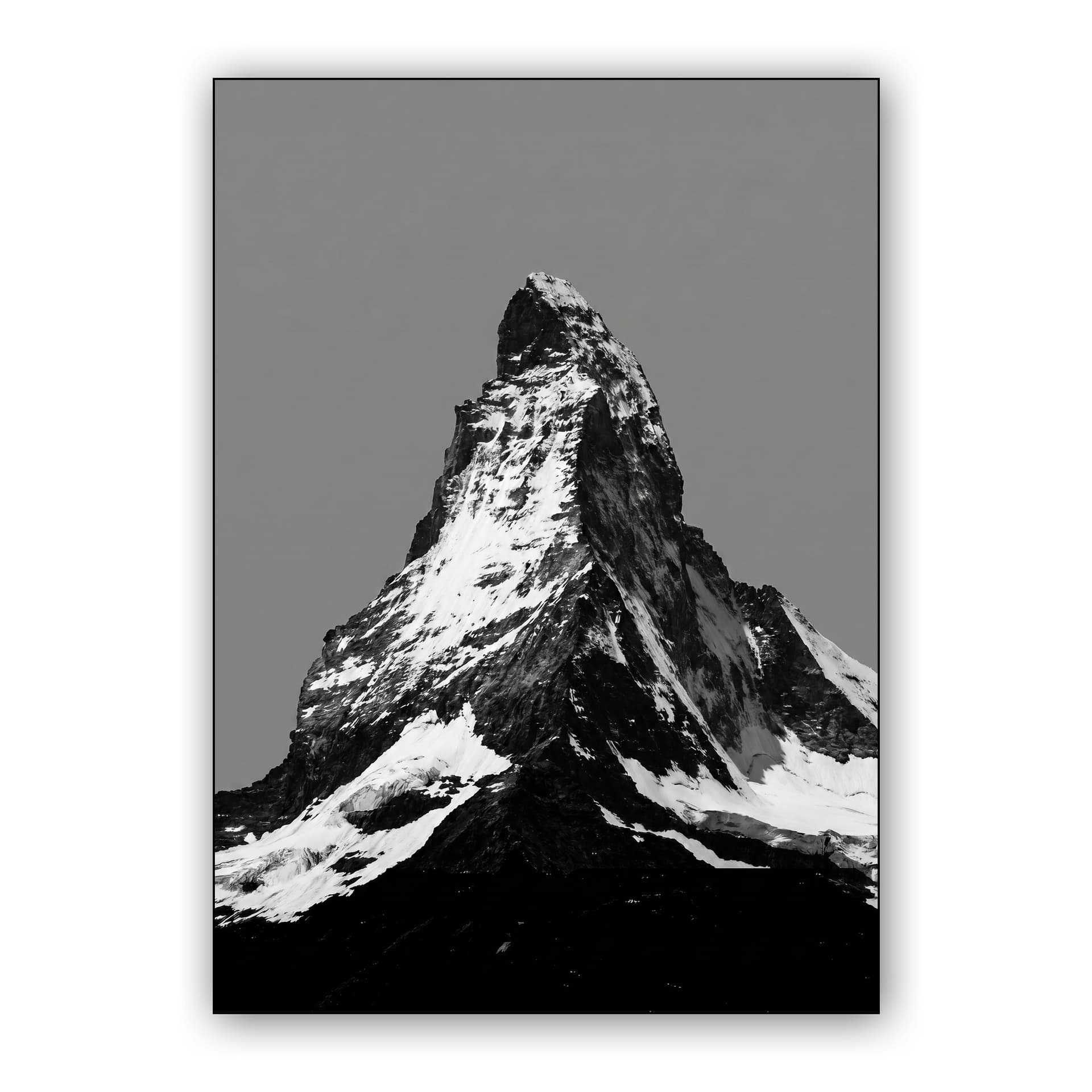 Monochrome Matterhorn Majesty