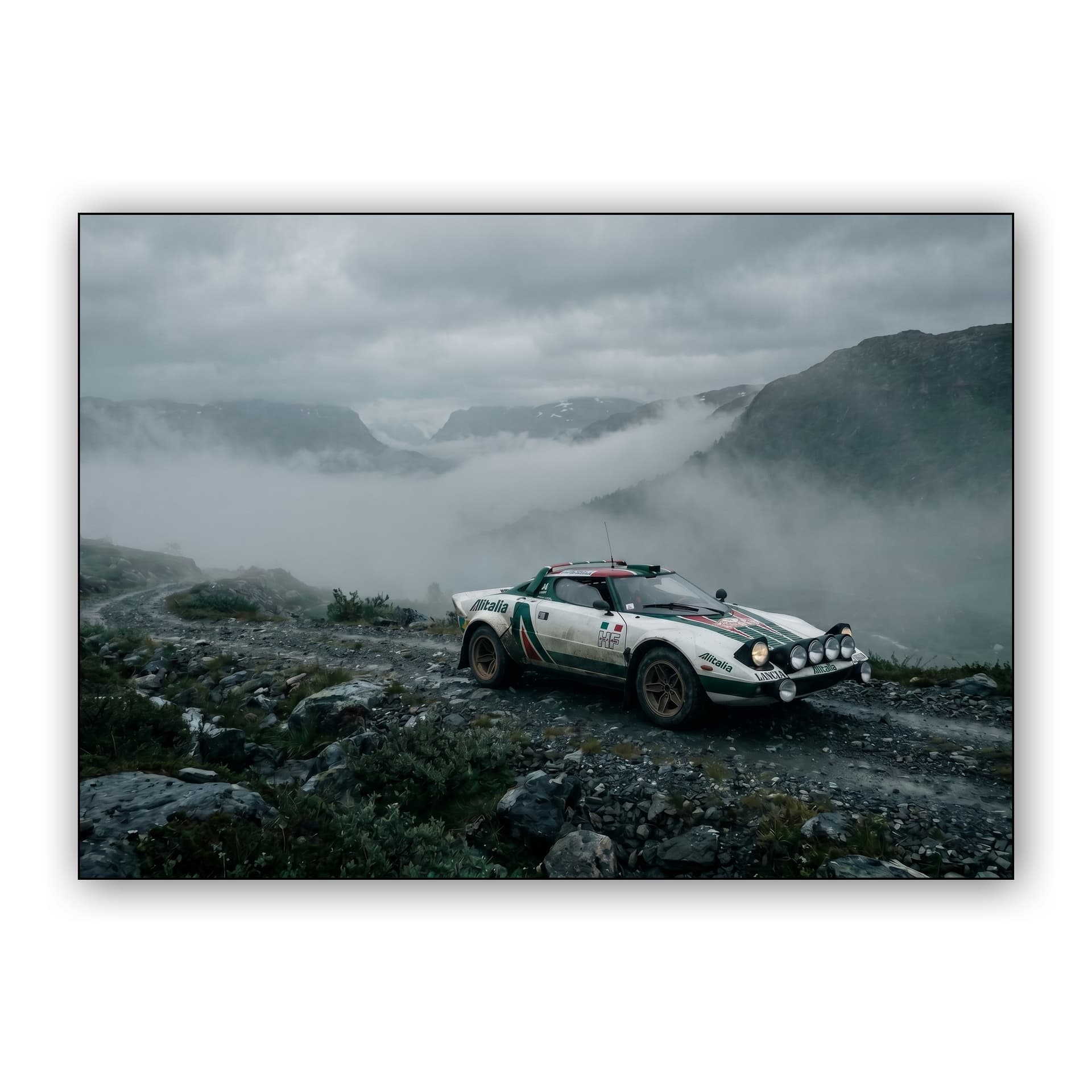 Lancia Stratos: Foggy Mountain Rally Stage