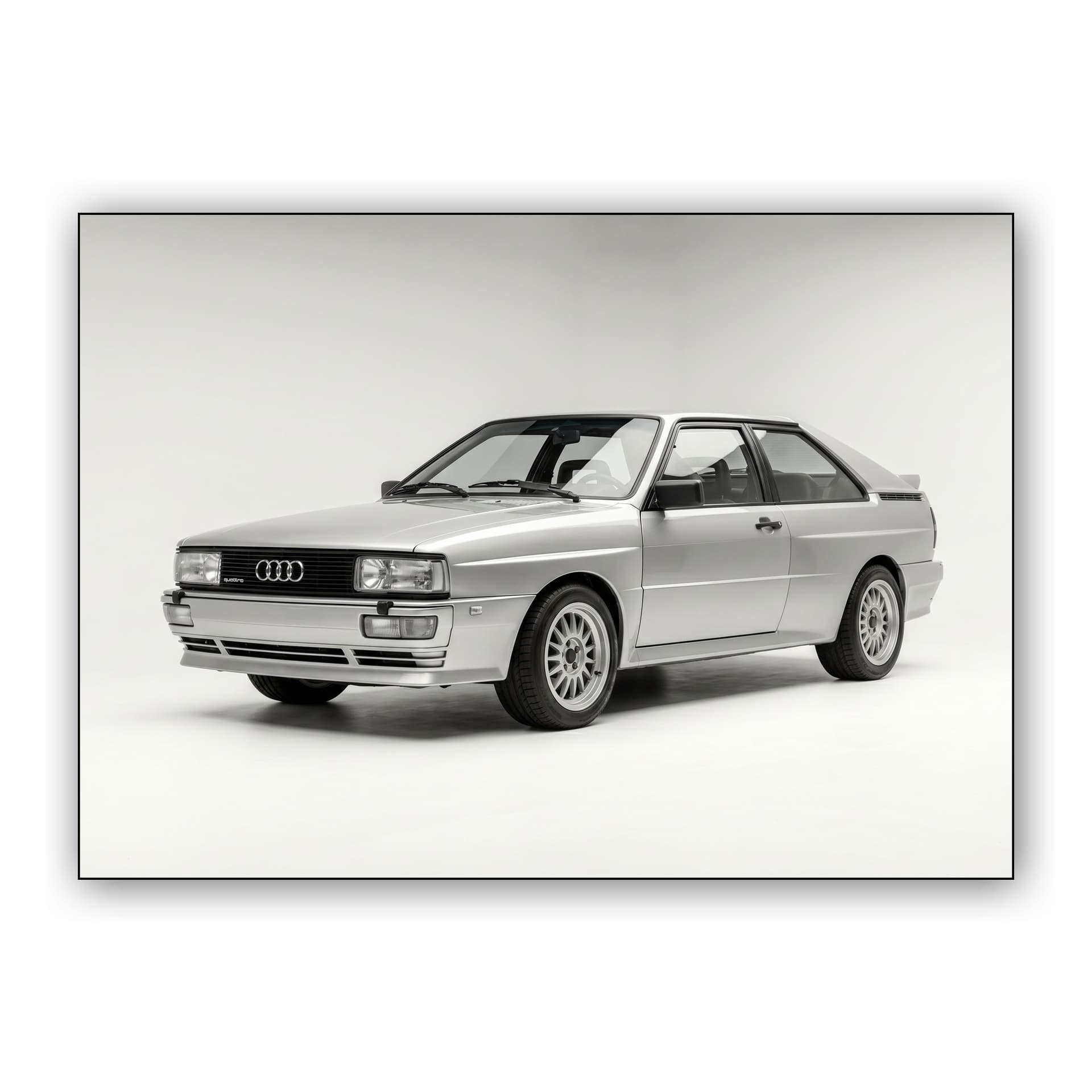 Audi Quattro High-Key Studio Portrait