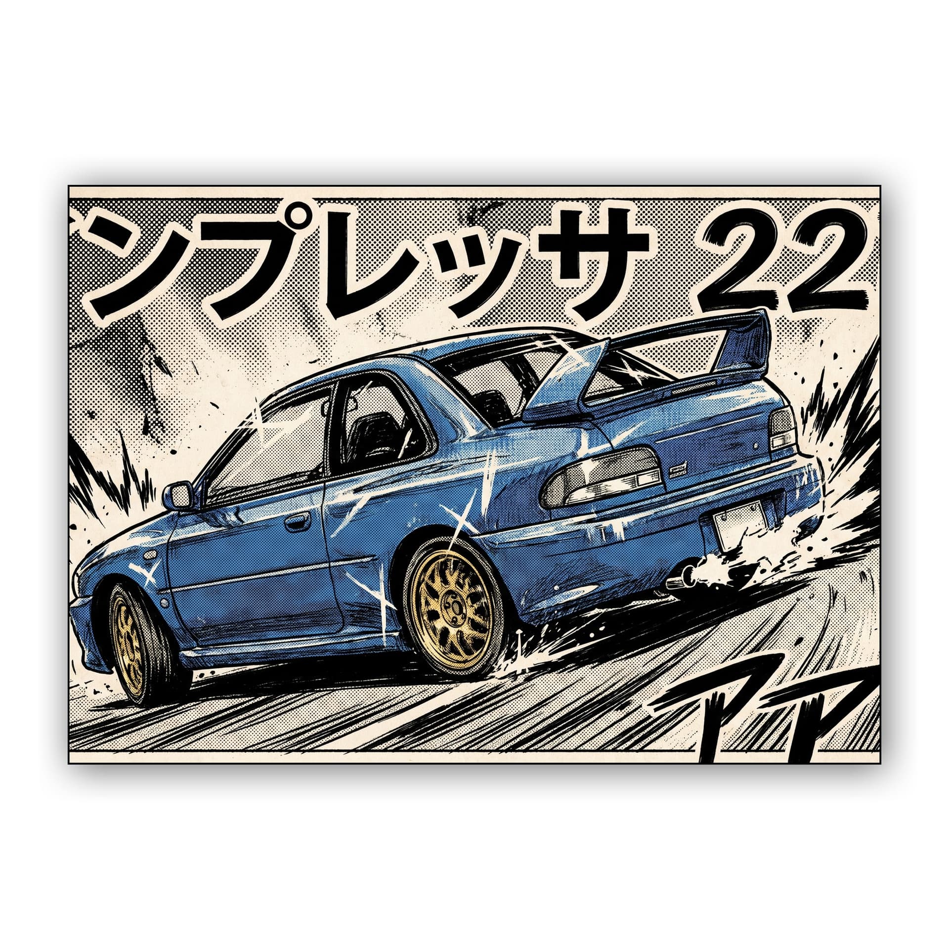 Subaru Impreza 22B STi Manga Drift