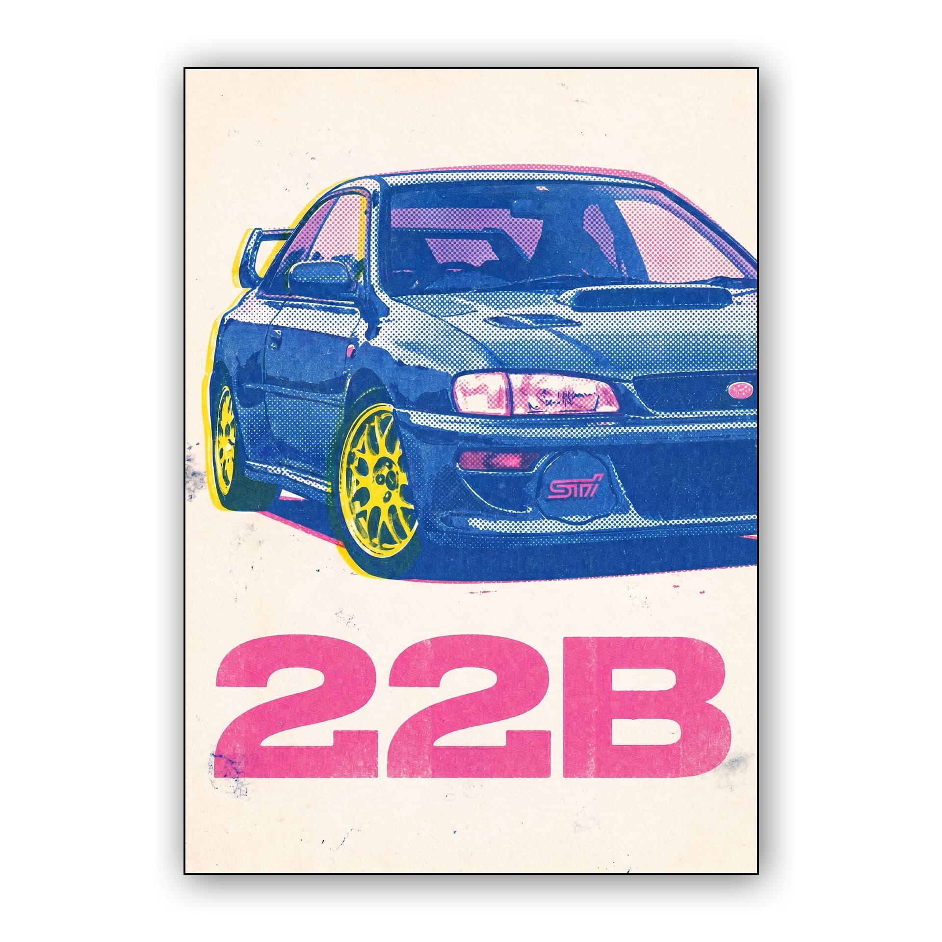 Subaru 22B STi Pop Art Edition