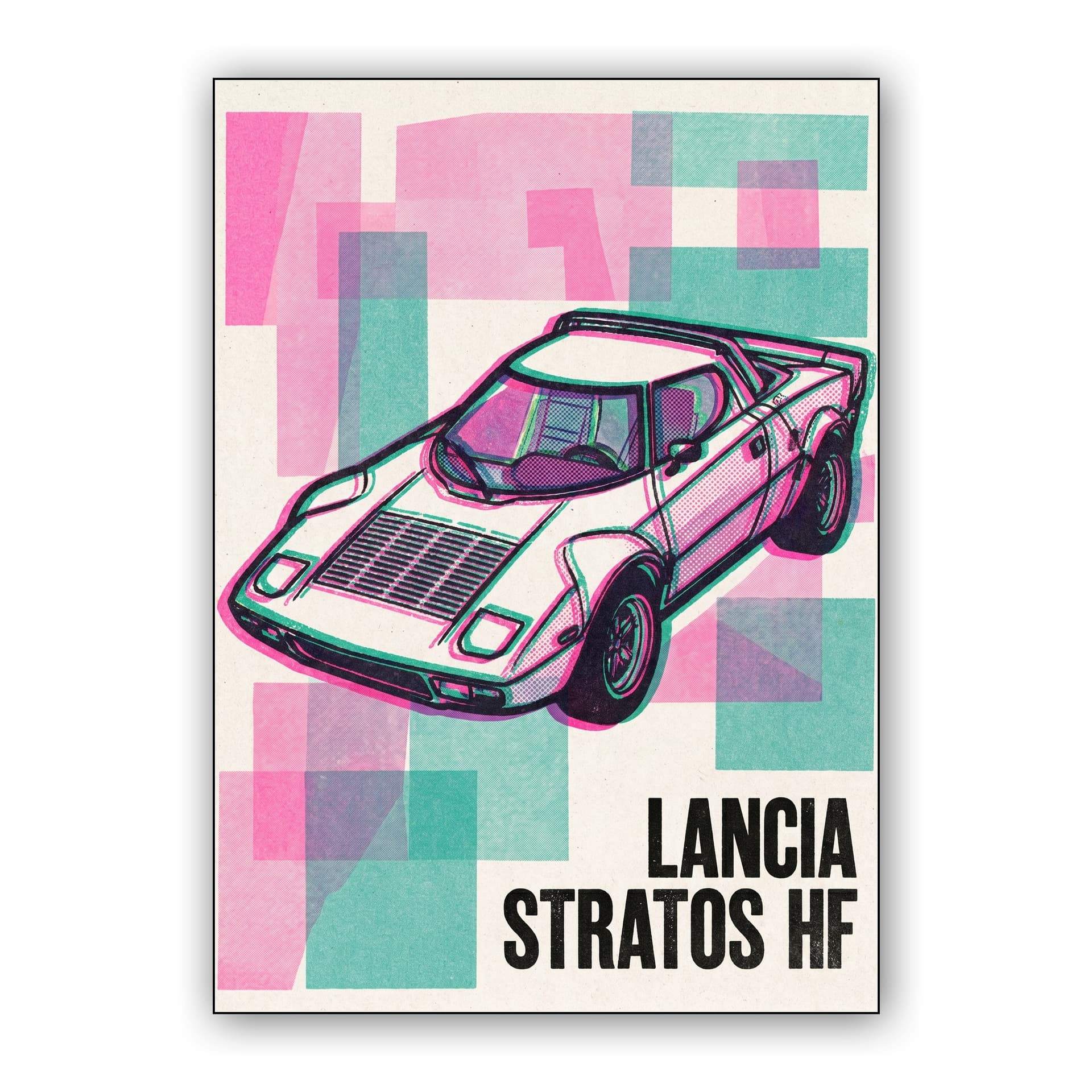 Lancia Stratos HF Risograph Edition