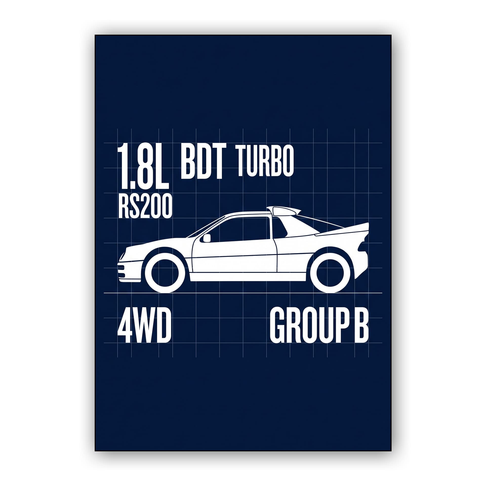 Ford RS200 BDT Turbo Technical Blueprint