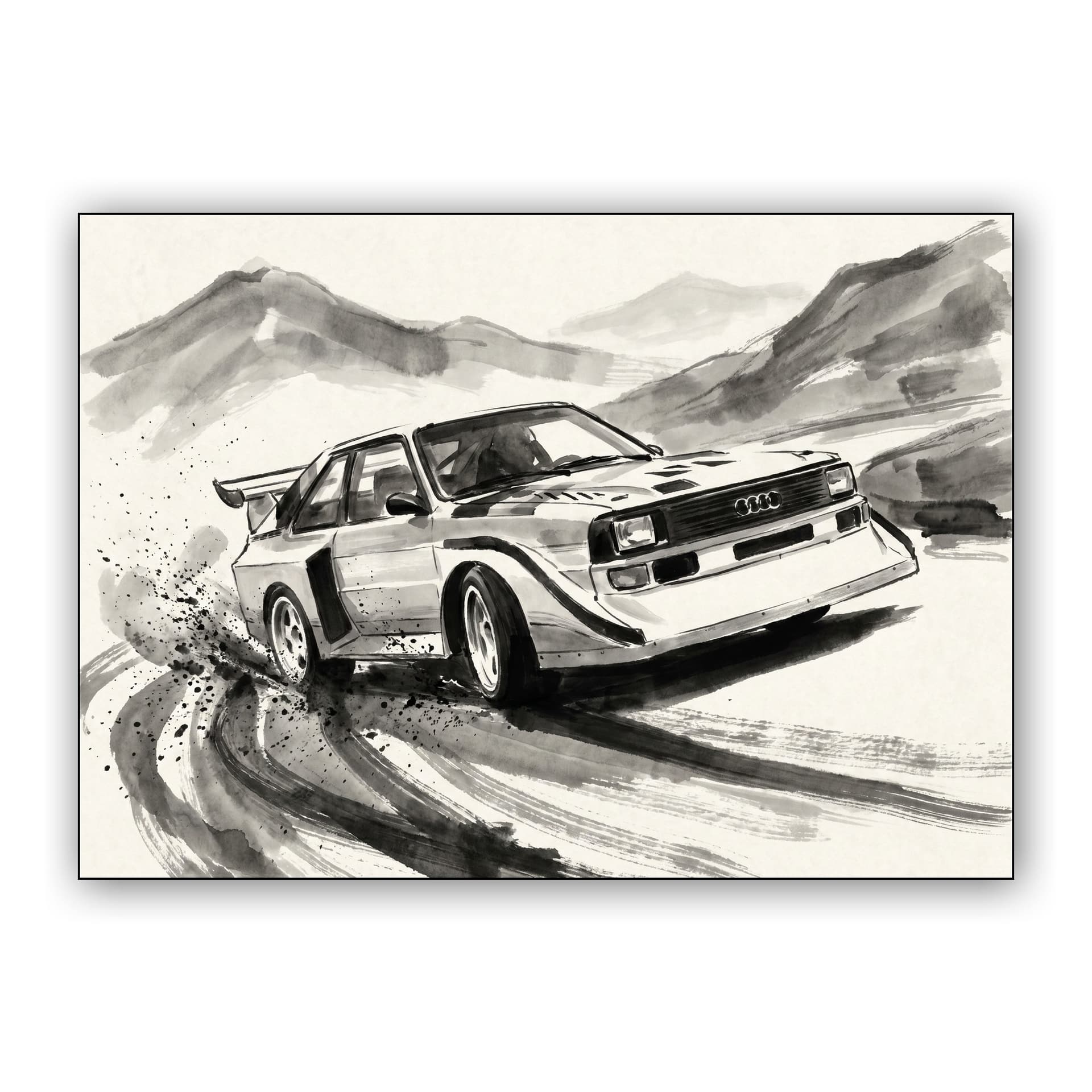 Sumi-e S1: Group B Ink Drift