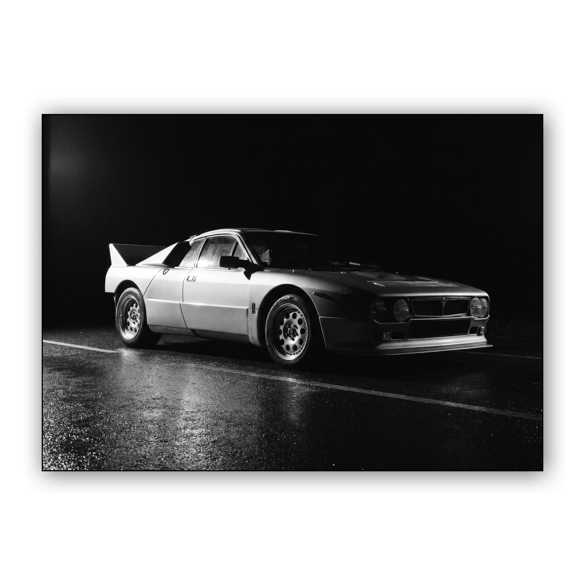 Lancia 037 Stradale Noir Night Portrait