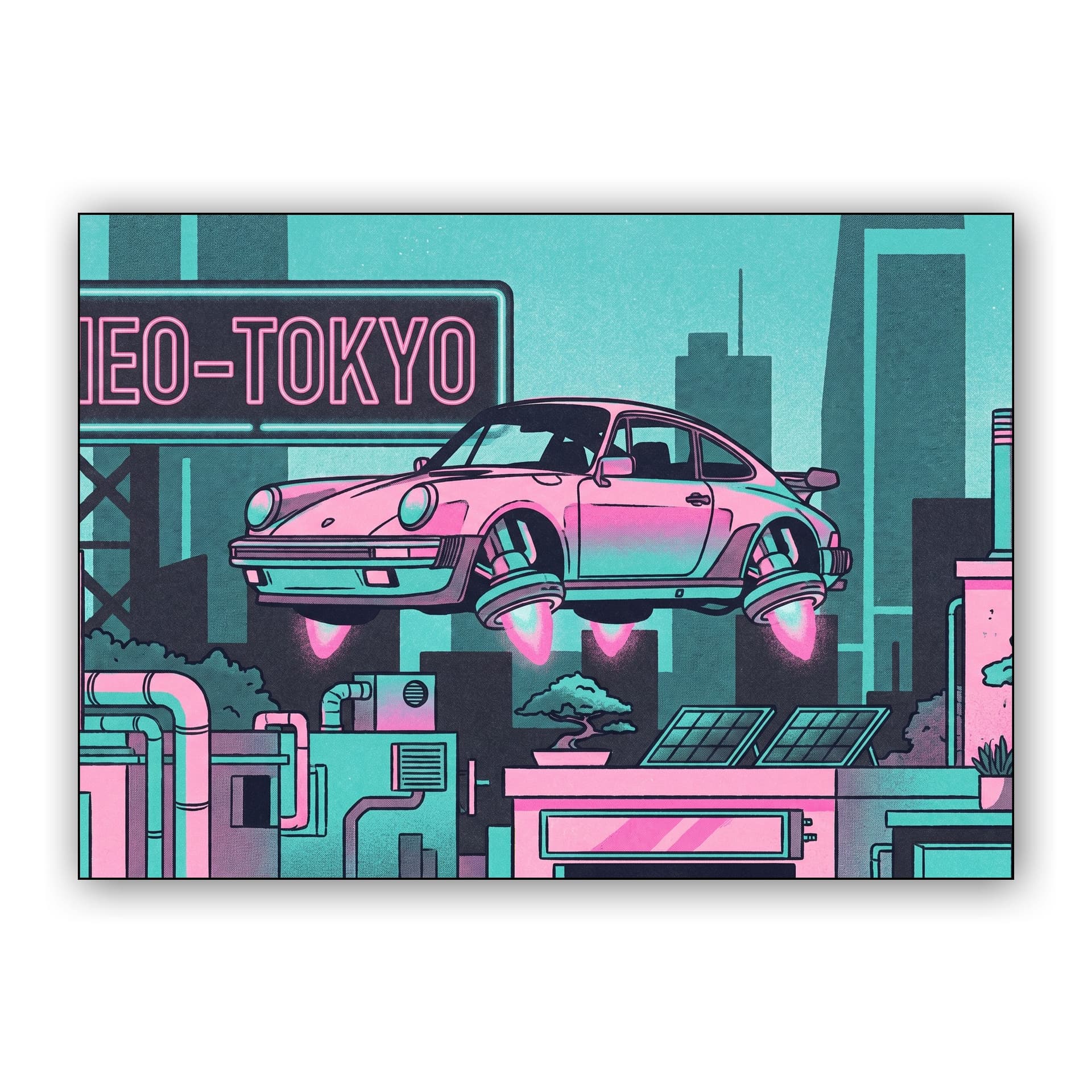 Neo-Tokyo Hovercraft: Classic Porsche 911