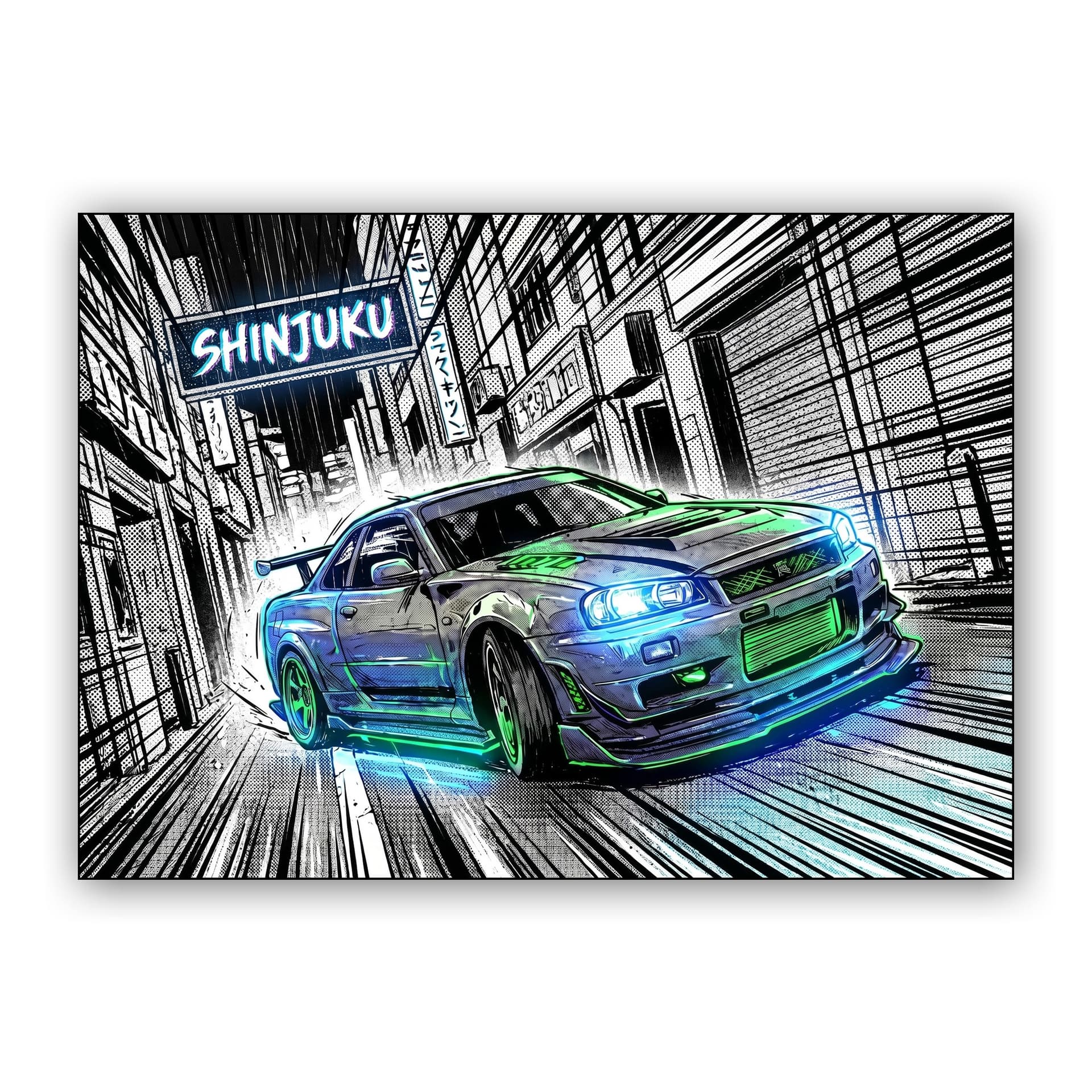 Shinjuku Drift: Nissan Skyline GT-R R34