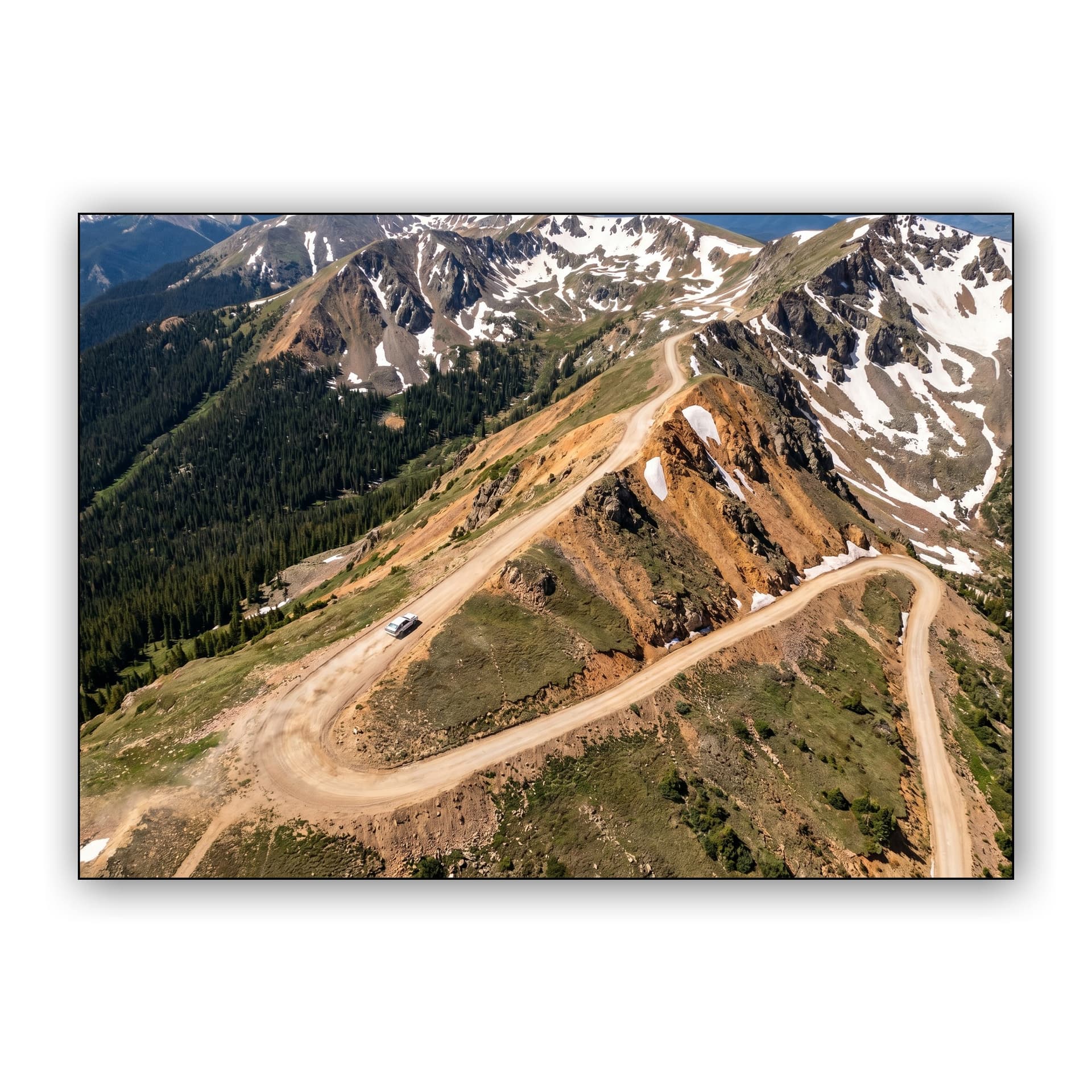 Peak Ascent - Aerial Mountain Pass Climb