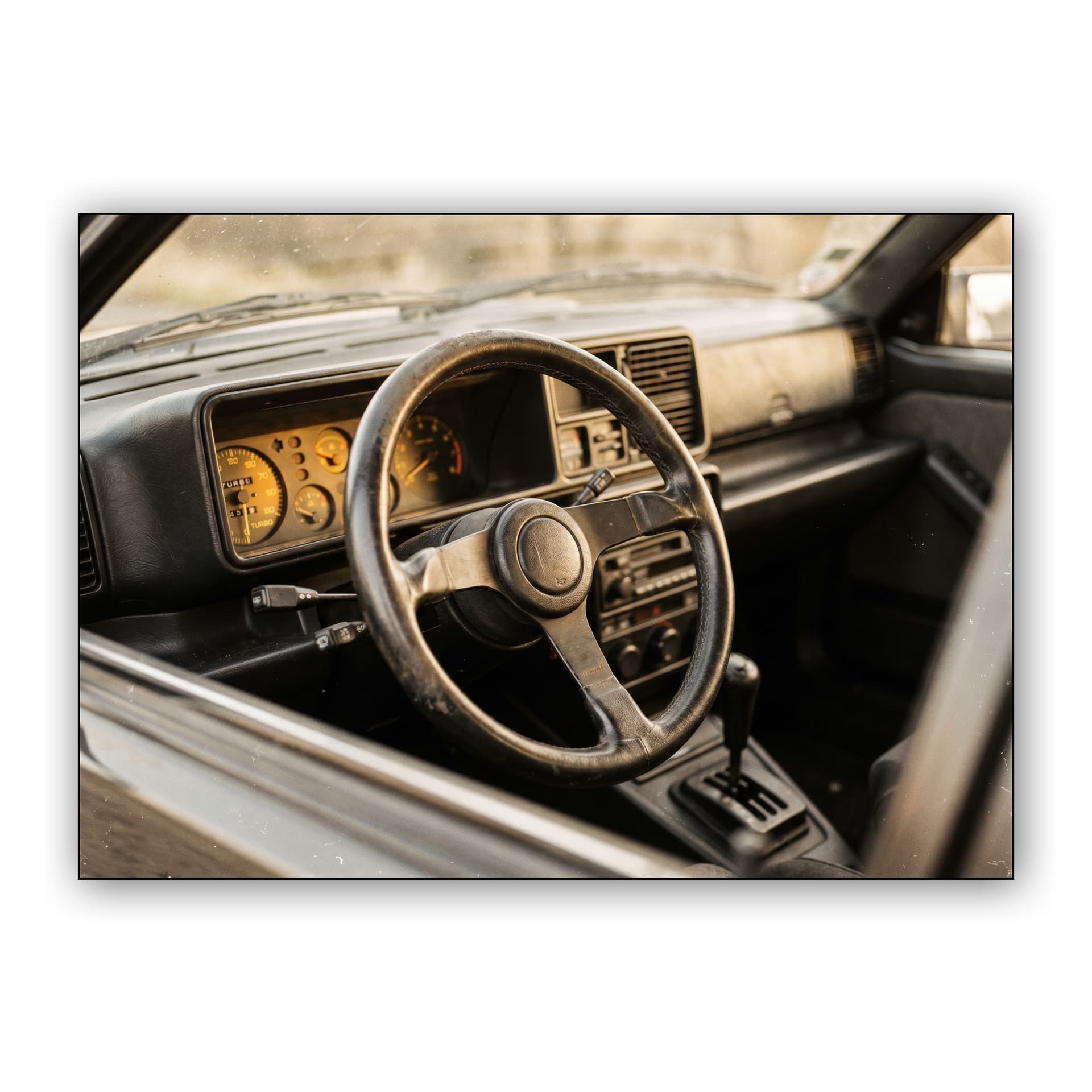 Lancia Delta Integrale Vintage Cockpit Photography