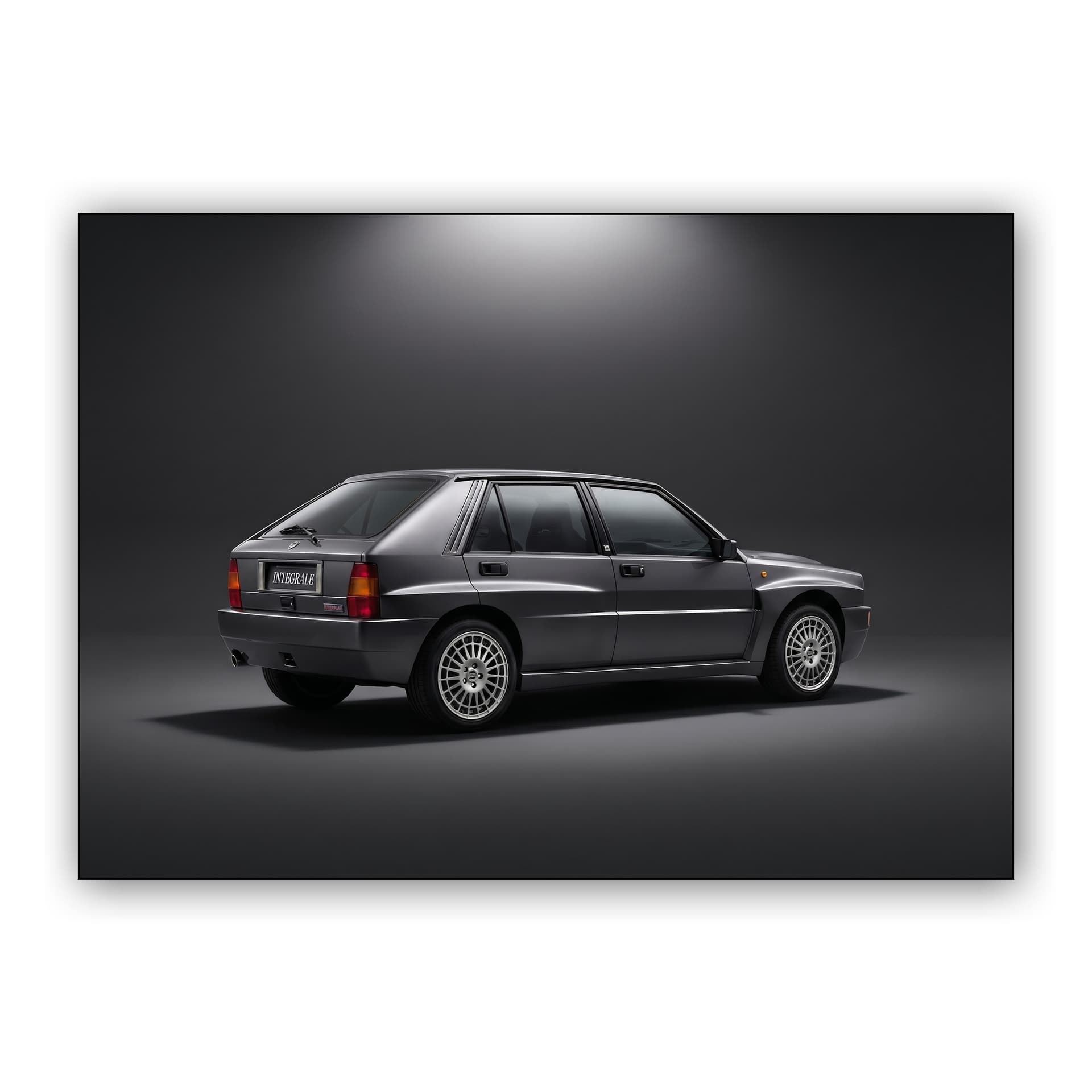 Lancia Delta Integrale Gunmetal Grey Studio Portrait