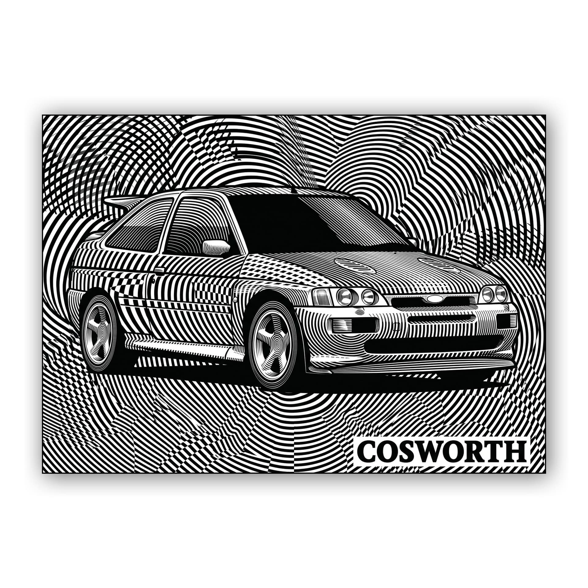 Optical Distortion: Escort RS Cosworth
