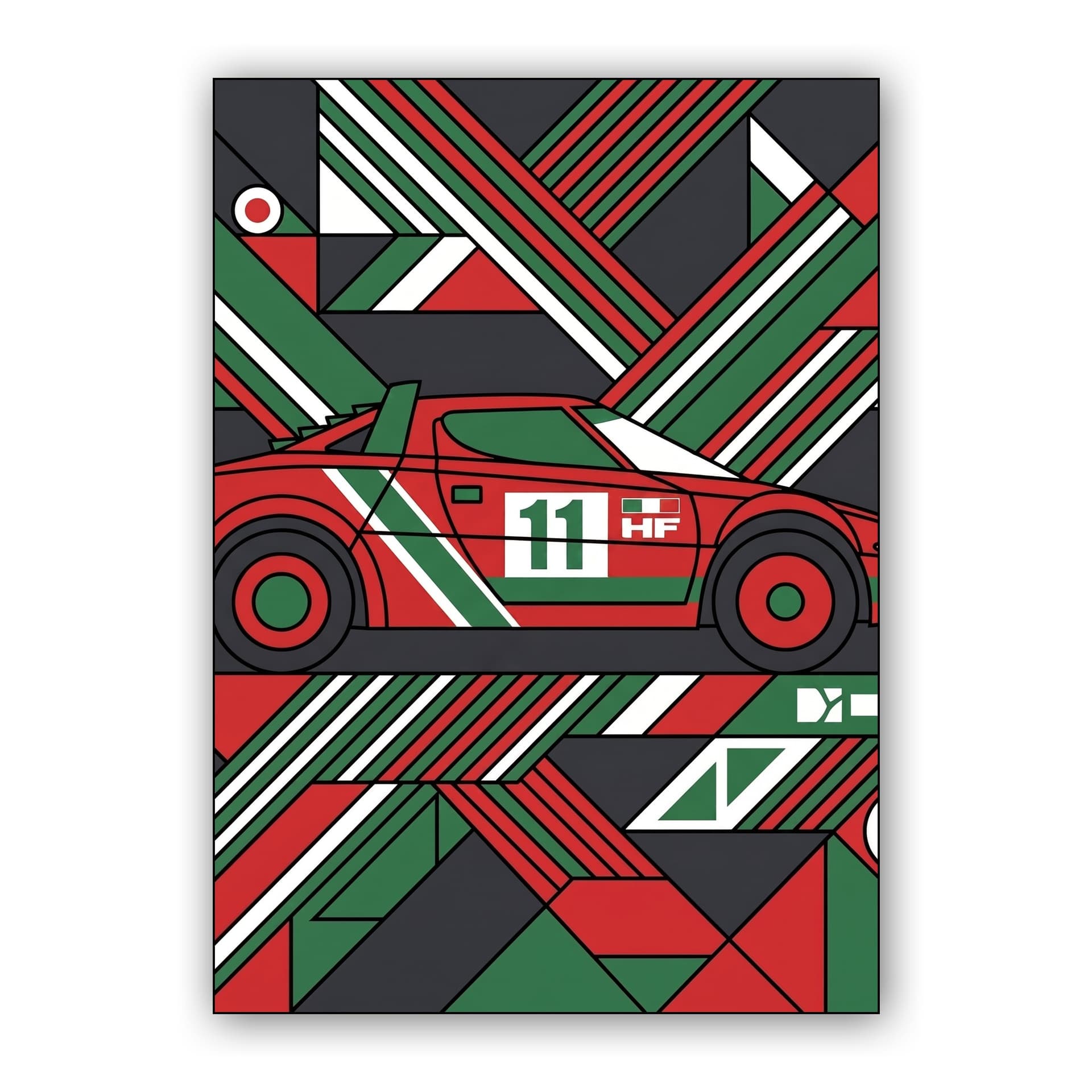 Geometric Stratos Rally Art