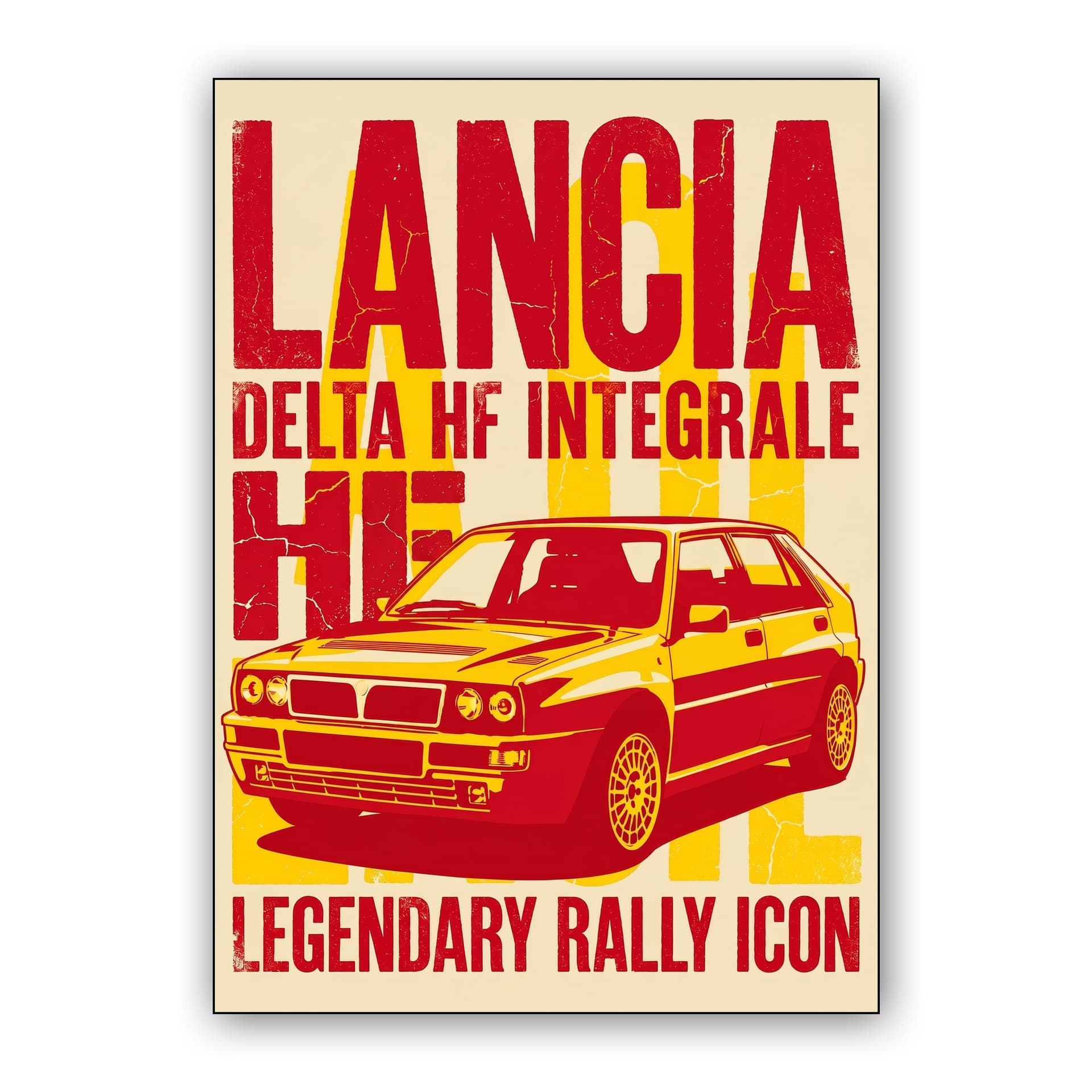 Delta Integrale Legendary Rally Icon Art