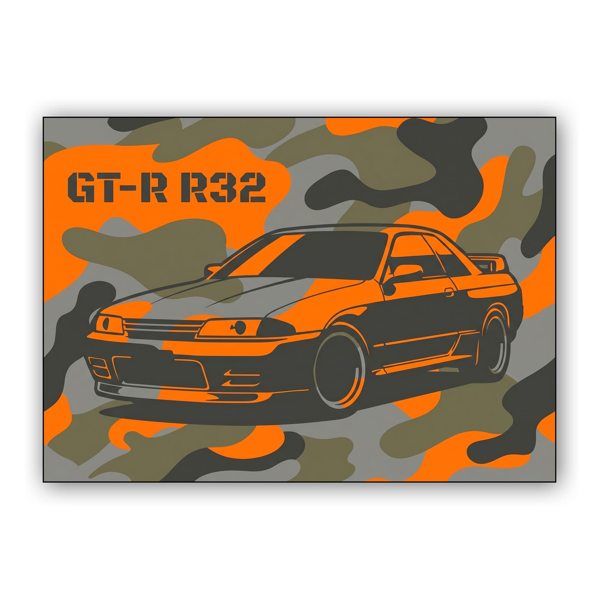 Orange Camo Skyline R32