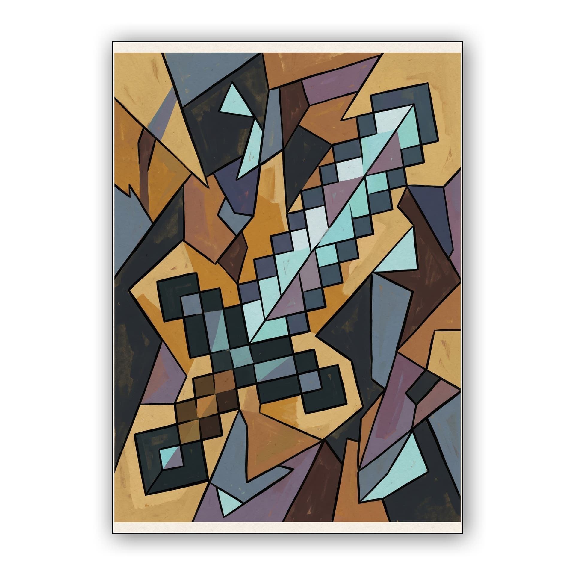 Cubist Diamond Sword