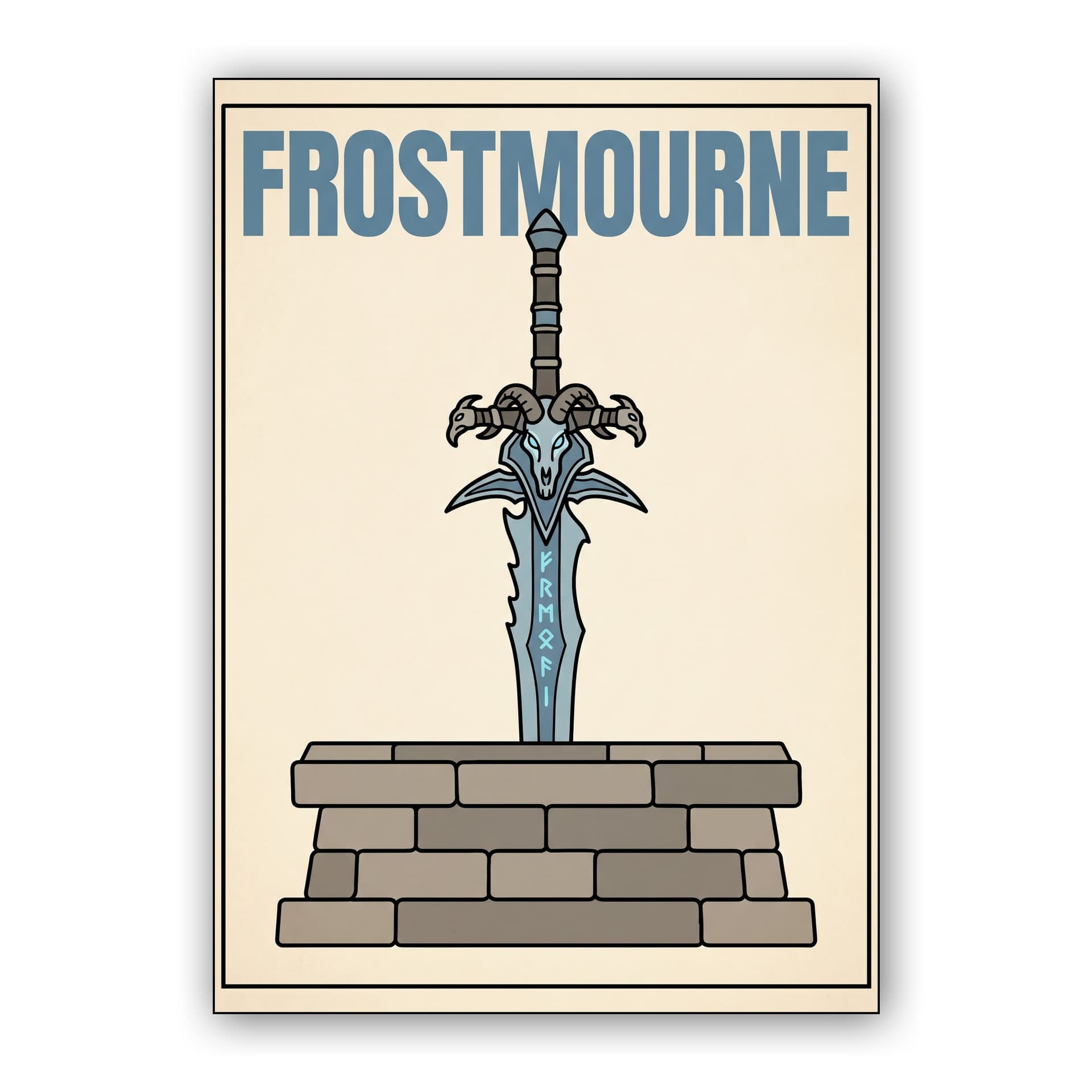 Flat Art Frostmourne Altar
