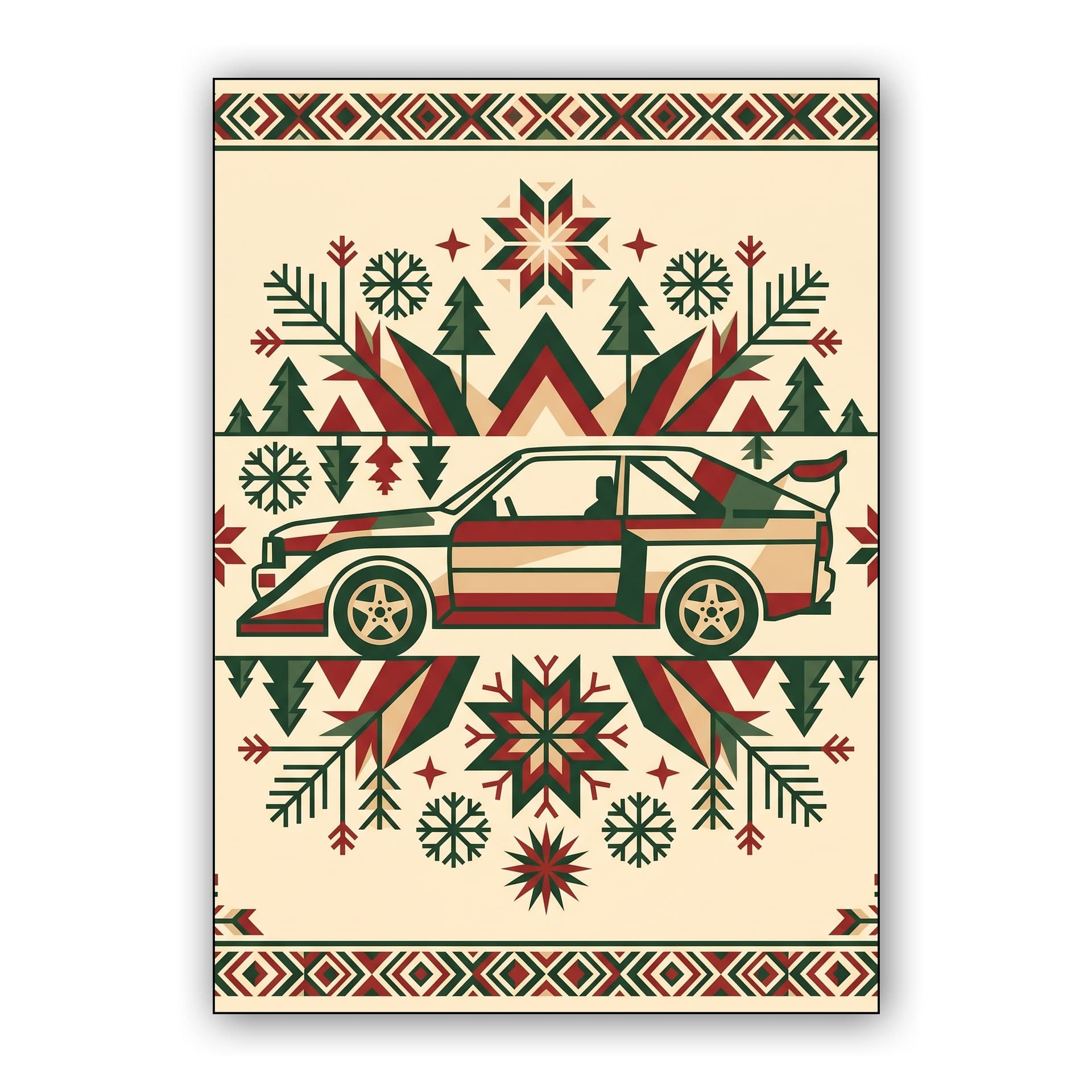 Audi Sport Quattro Holiday Folk Art