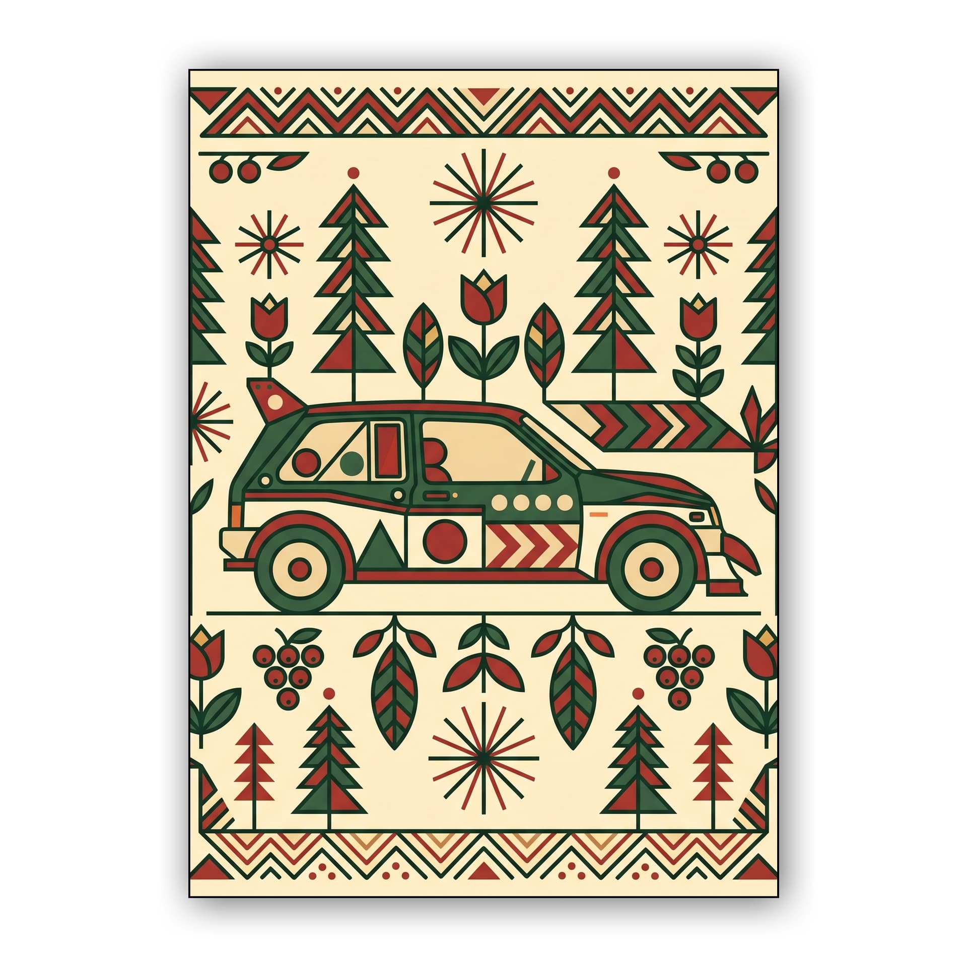 MG Metro 6R4 Holiday Folk Art