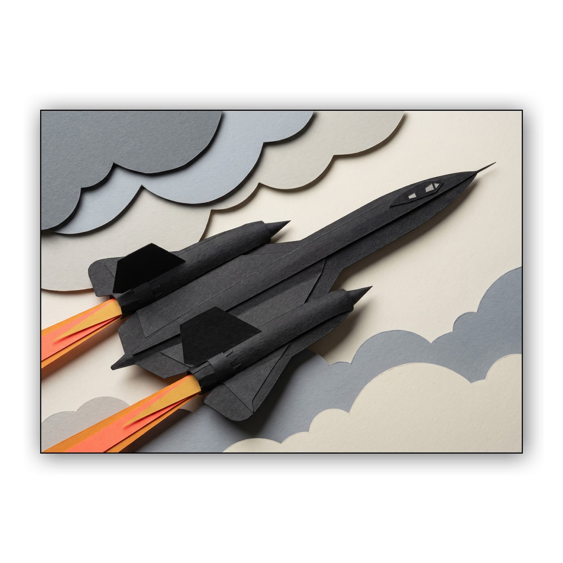 Papercraft SR-71 Blackbird