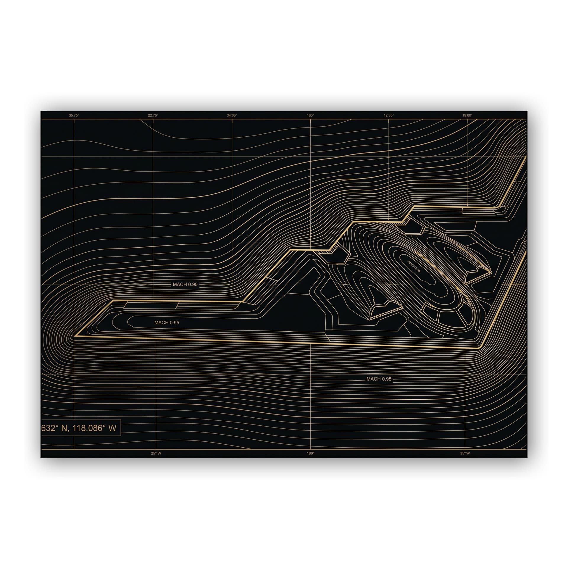 Topographic B-2 Spirit