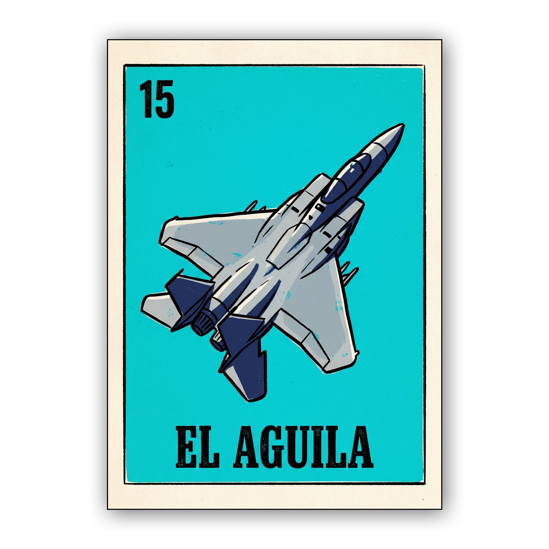 Lotería El Águila F-15 Eagle