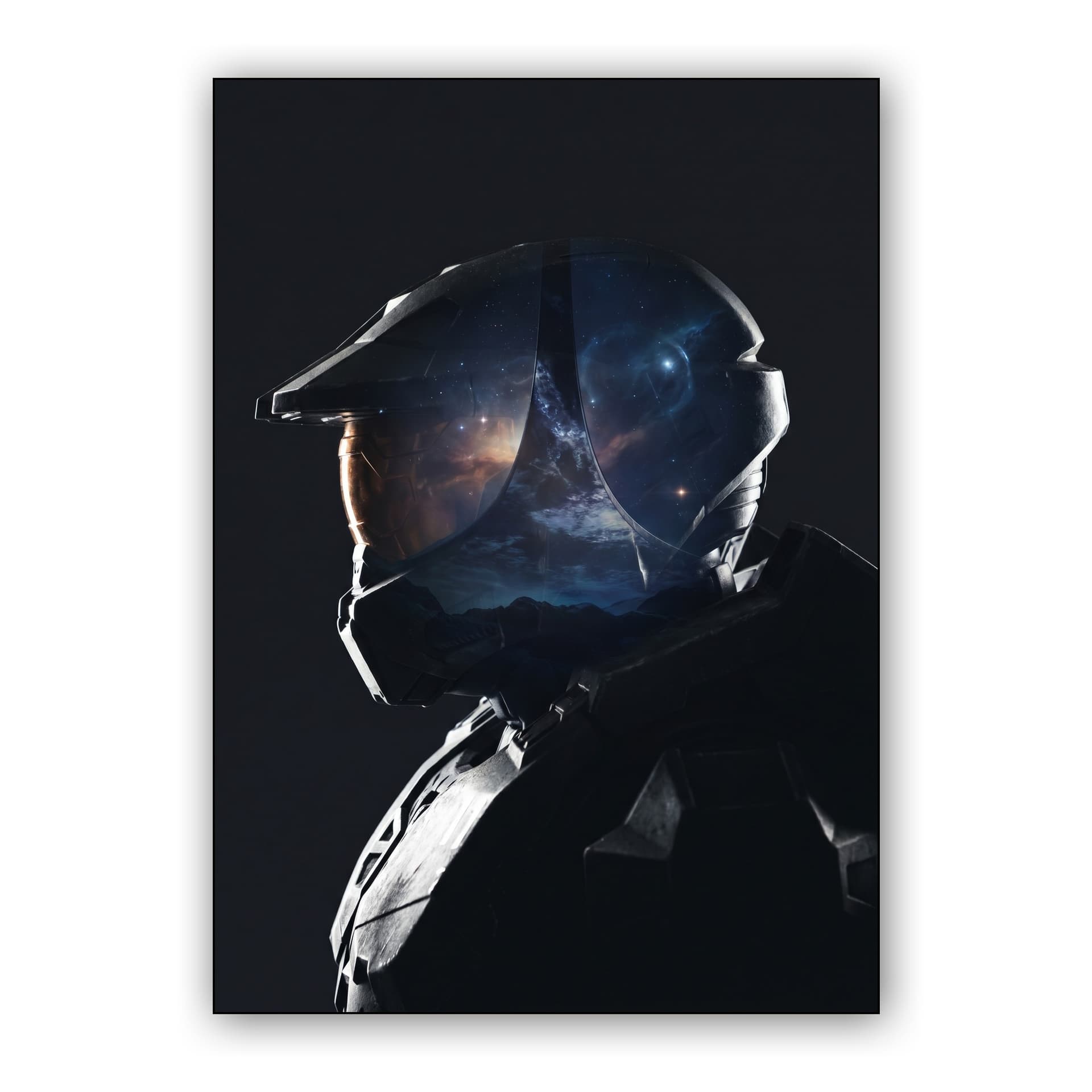 Master Chief Cosmic Silhouette