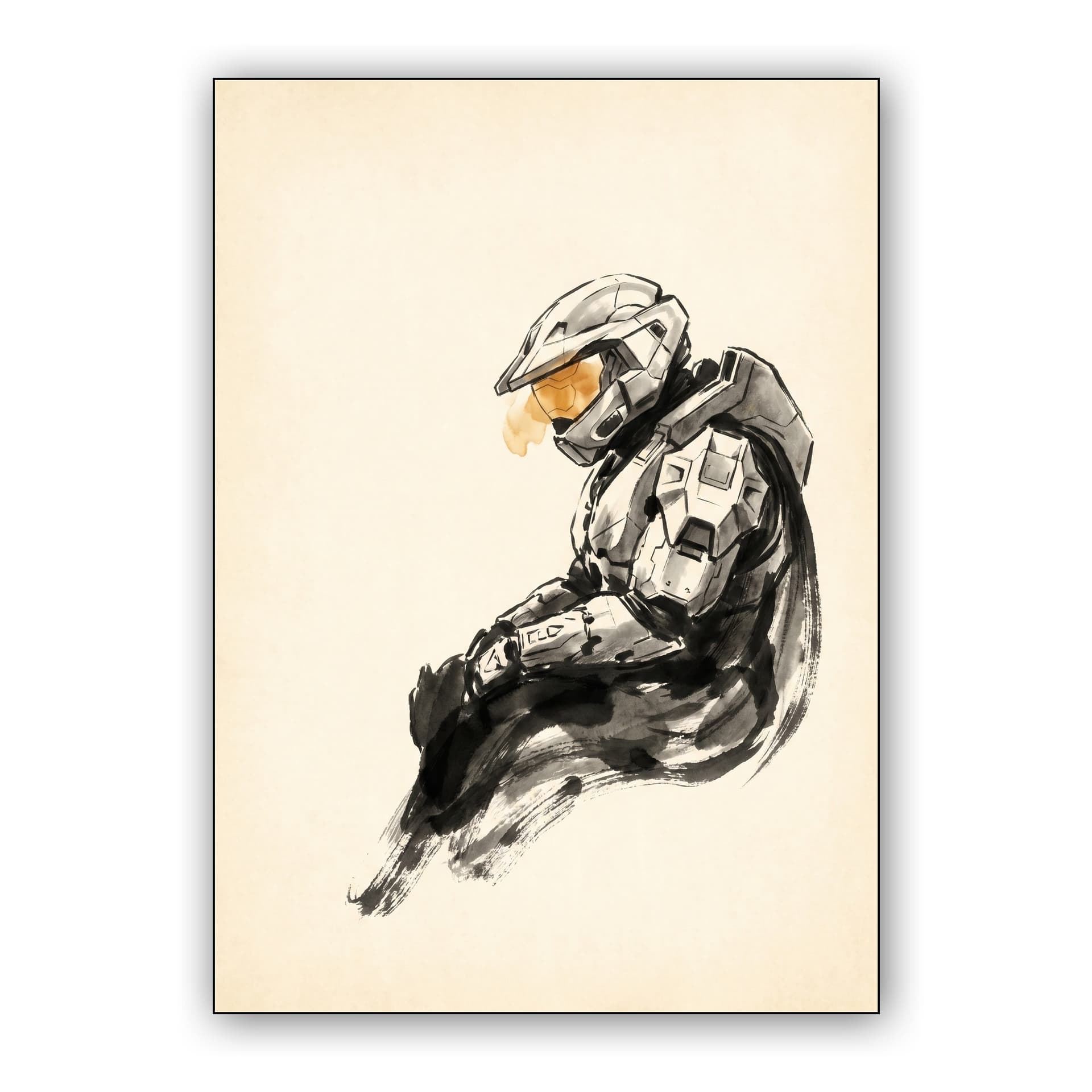 Sumi-e Master Chief