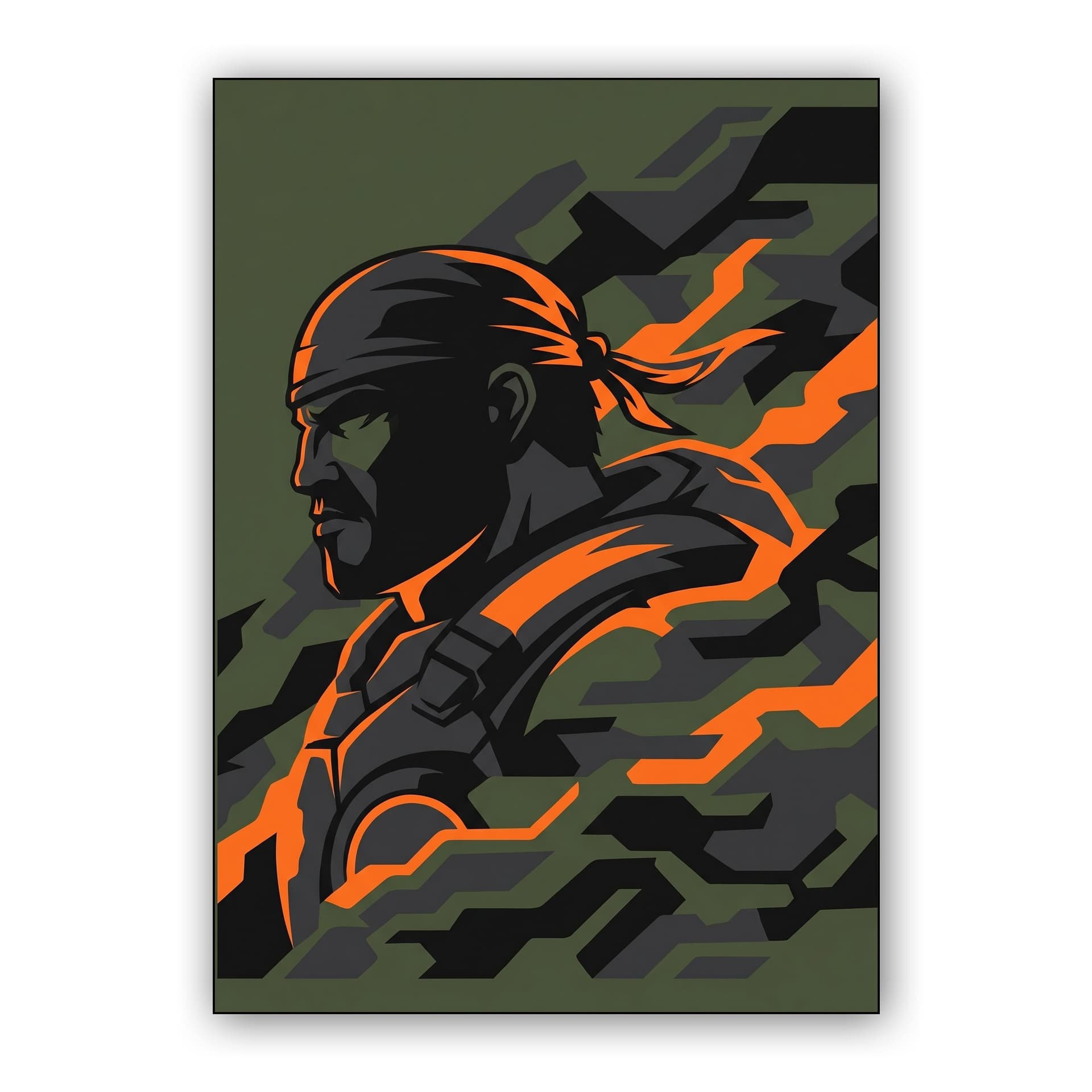 Marcus Fenix Tactical Camo Portrait