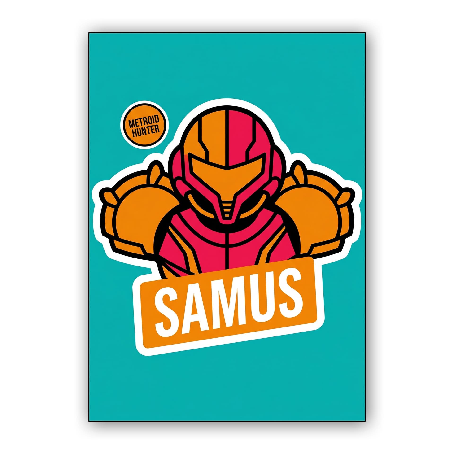 Samus Aran Varia Suit Sticker Art